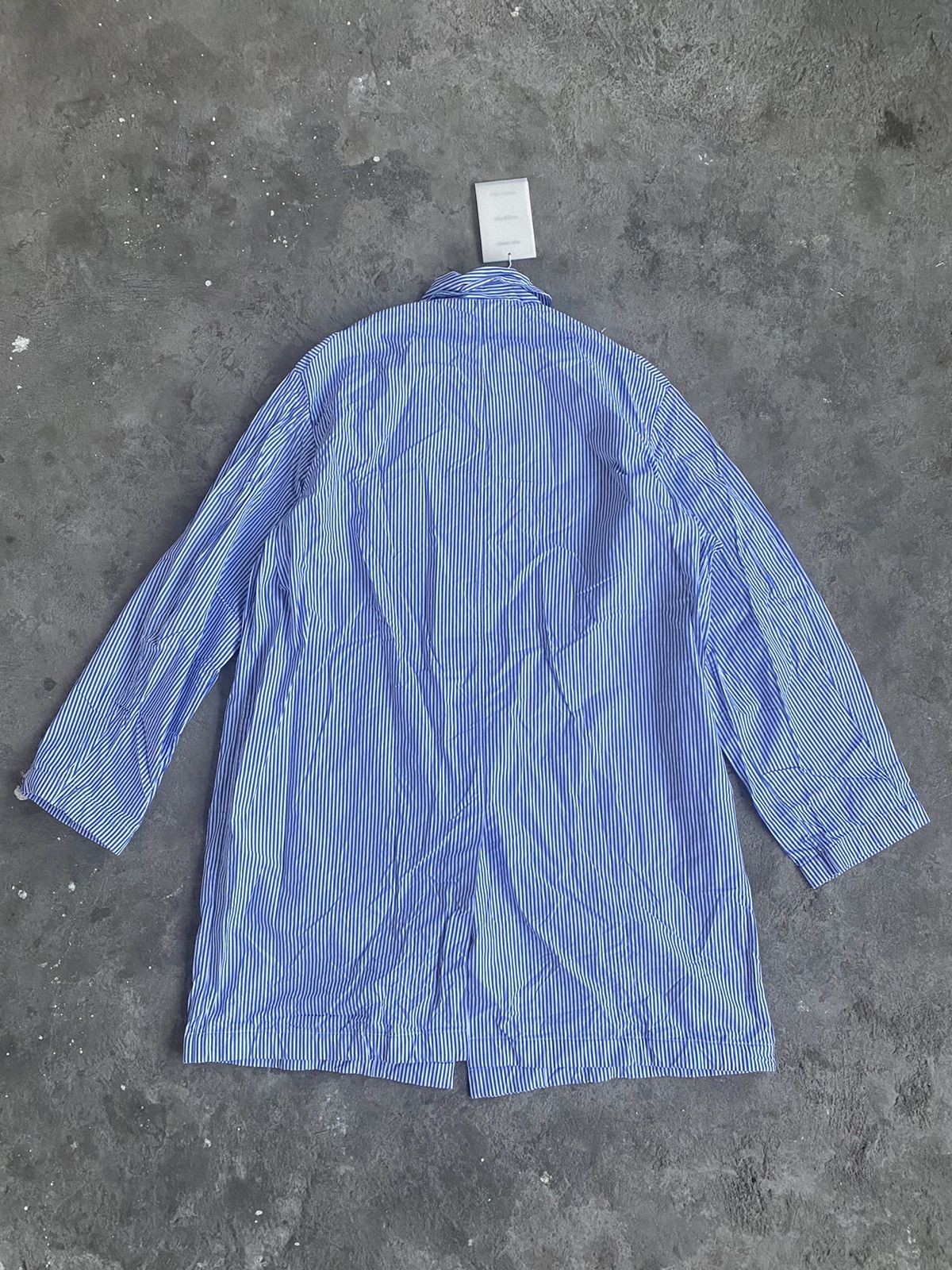 Our Legacy Our legacy Mac coat blue stripe Size US L / EU 52-54 / 3 - 8 Thumbnail