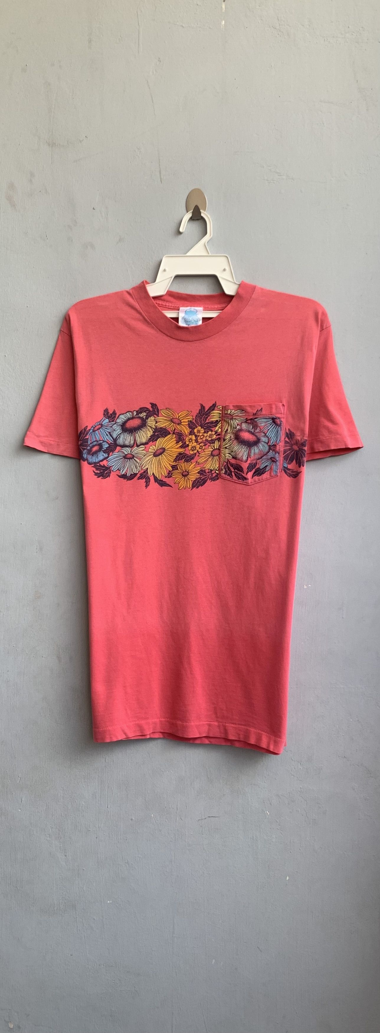 Vintage Floral Single Pocket Vintage Shirt Size US M / EU 48-50 / 2 - 1 Thumbnail
