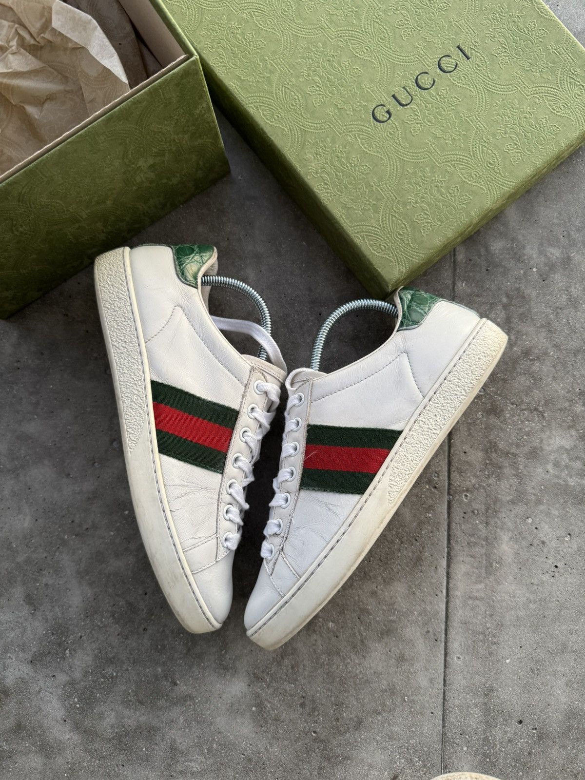 Designer × Gucci Gucci ace sneakers Size US 6 / IT 36 - 2 Thumbnail