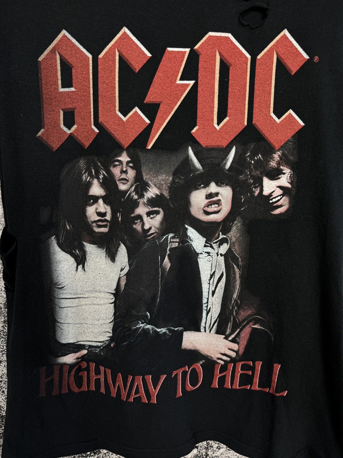 AC/DC AC/DC Highway To Hell Factory-Distressed T-Shirt Rock Tee Size US S / EU 44-46 / 1 - 6 Thumbnail