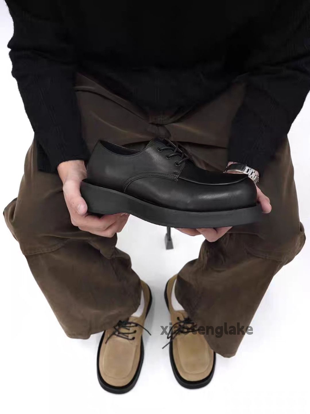 Vintage Unisex outdoor utility thick sole sports work shoes boots Size US 7 / EU 40 - 4 Thumbnail