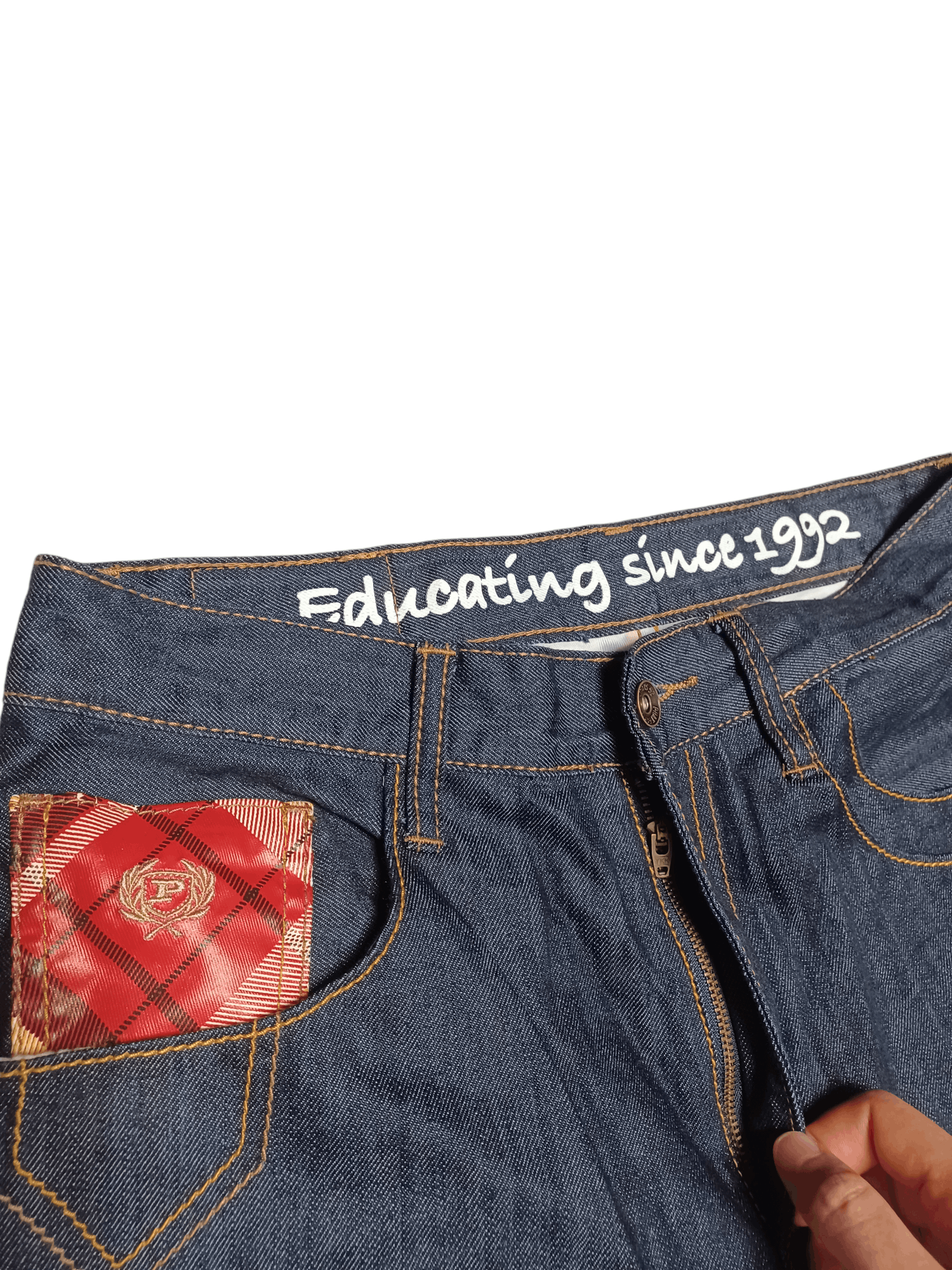 Phat Farm PHAT FARM RAP SK8 Y2K DRILL DESIGNER JEANS DENIM W32 Size US 32 / EU 48 - 3 Thumbnail