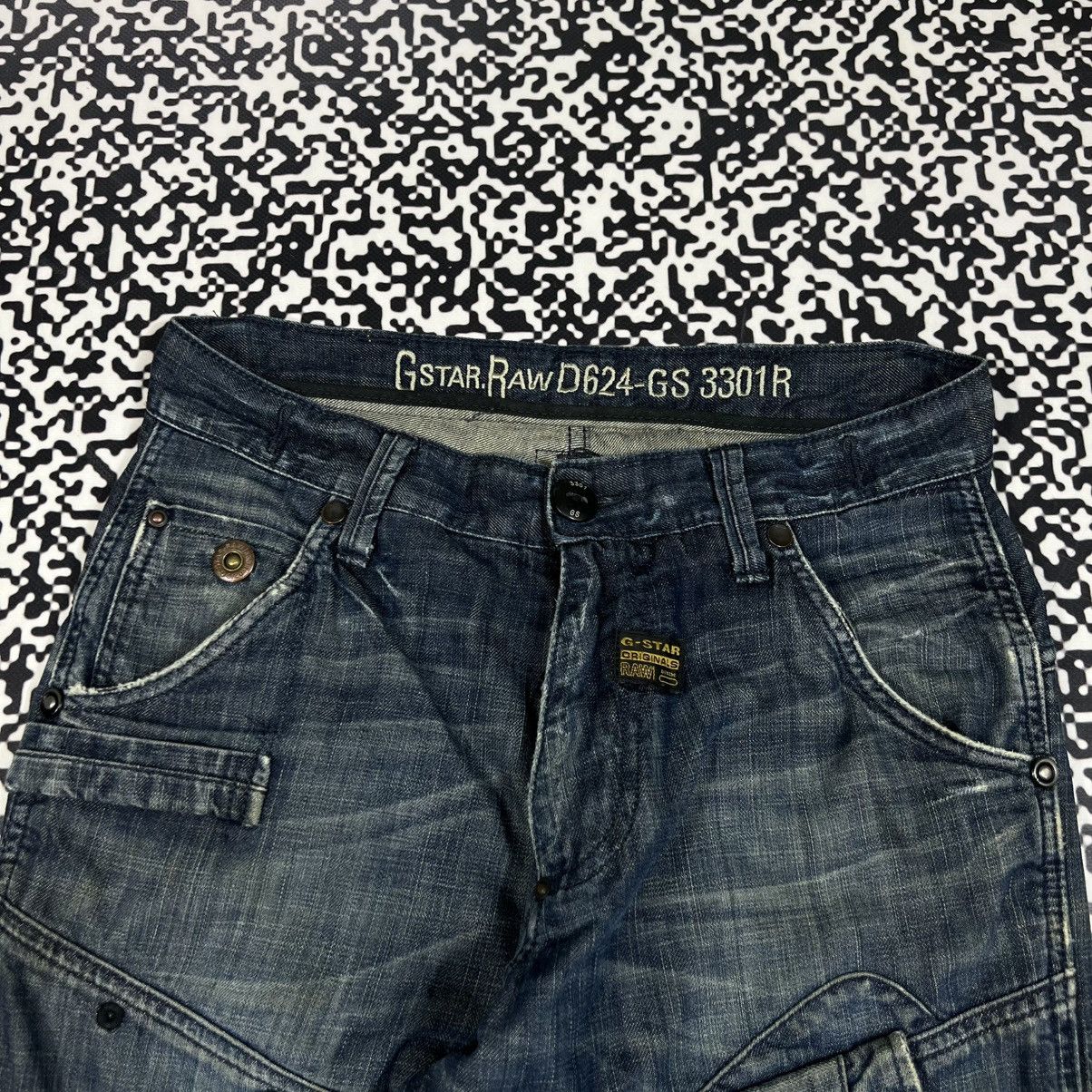 G-Star Vintage Y2K G Star Raw Japanese Style Denim Distressed Jeans Size US 30 / EU 46 - 5 Thumbnail