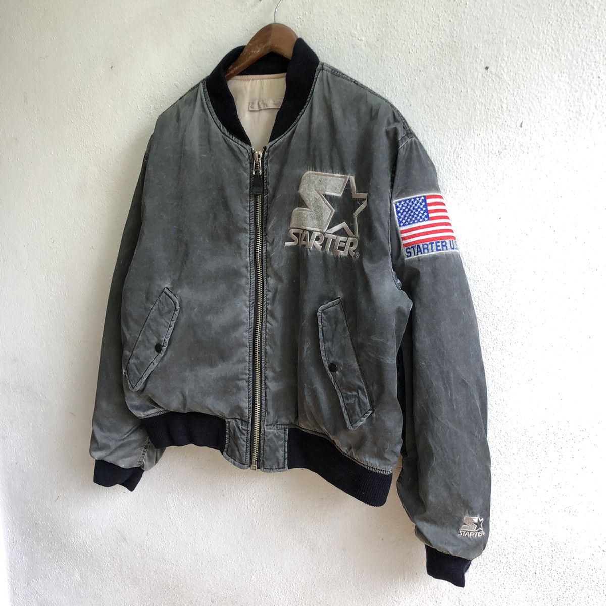 Starter × Vintage vintage STARTER reversible jacket Size US L / EU 52-54 / 3 - 2 Thumbnail
