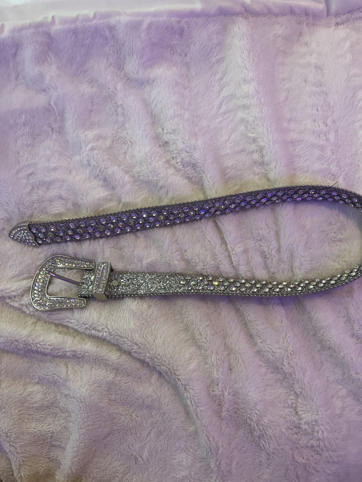 Other Grey Bling Belt Size 28 - 3 Thumbnail