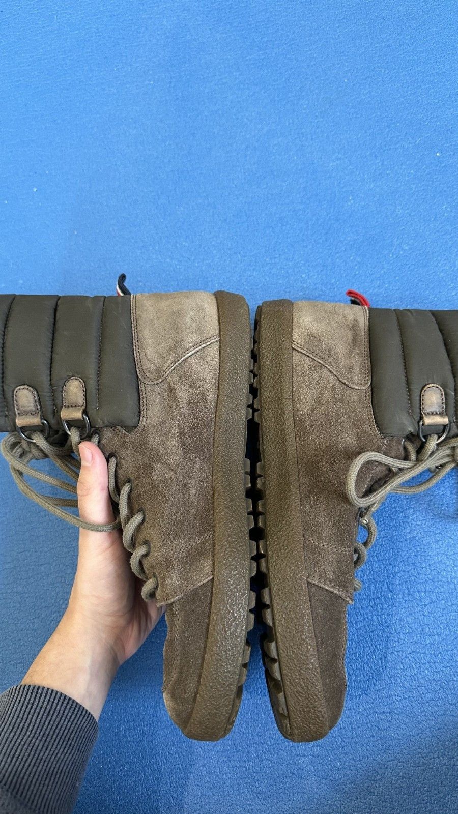 Moncler Moncler Men's Brown Hi Tops Suede Boot Size 41-42 8 US Size US 8.5 / EU 41-42 - 7 Thumbnail