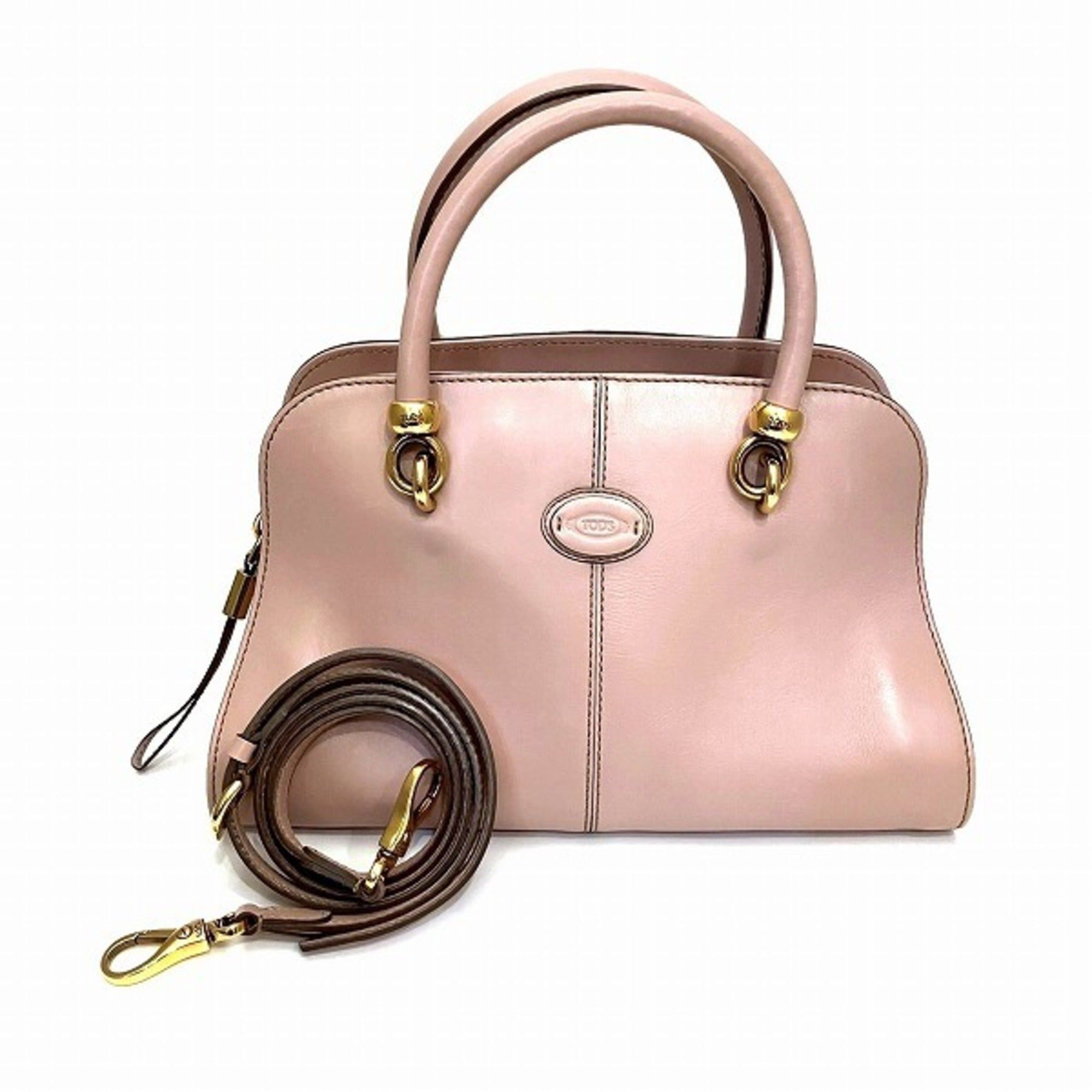 image of Tods Tod's Sera 2Way Pink Bag Handbag Shoulder Ladies, Women's