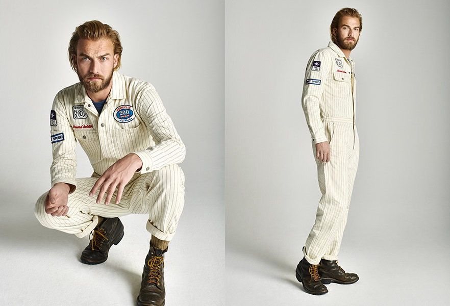 Lee Lee 101 Whizit Gaz Station Herringbone Cotton Coveralls M Size US 32 / EU 48 - 22 Thumbnail