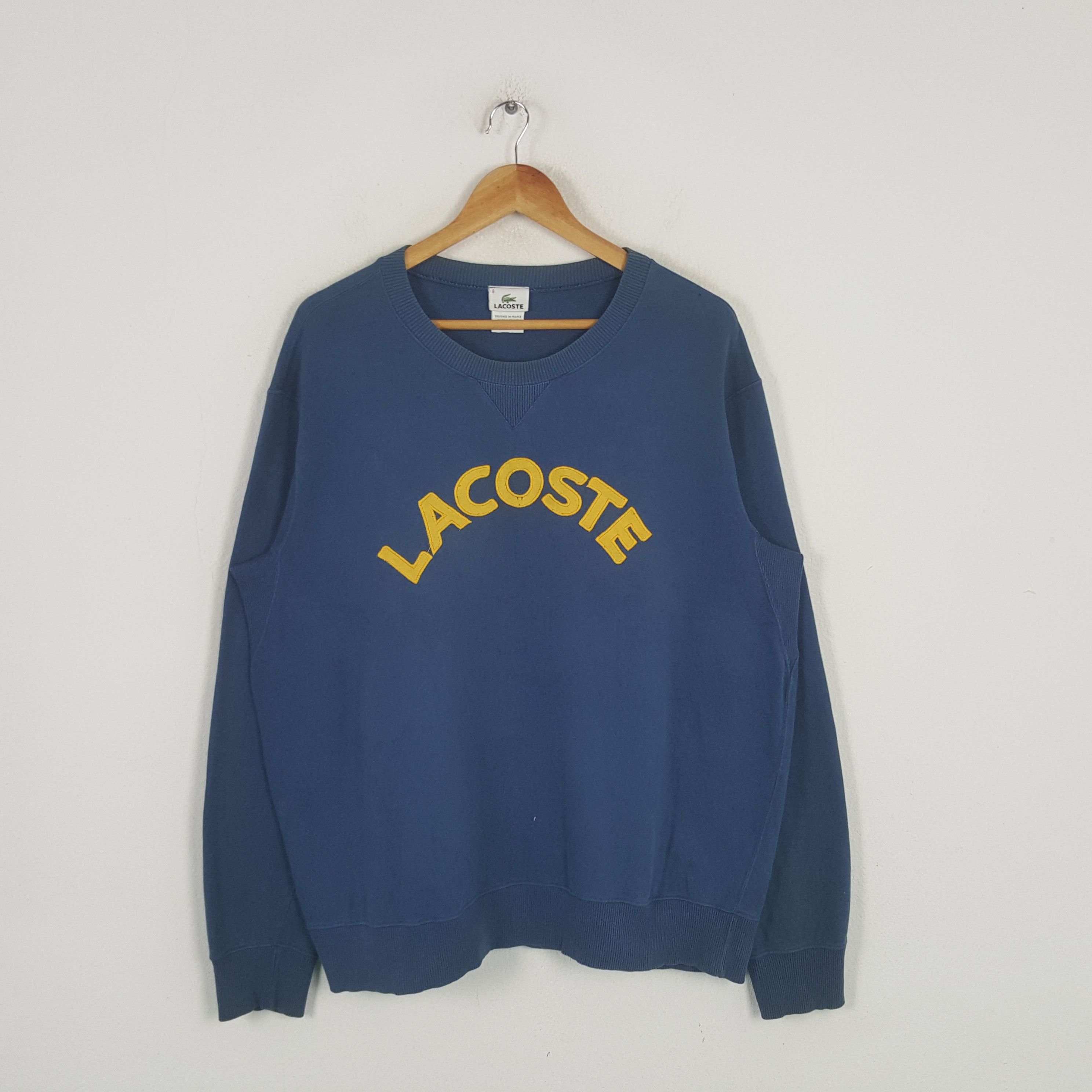 Lacoste Vintage Lacoste Tennis Sport Style Sweatshirt C291N20 Size US L / EU 52-54 / 3 - 1 Thumbnail