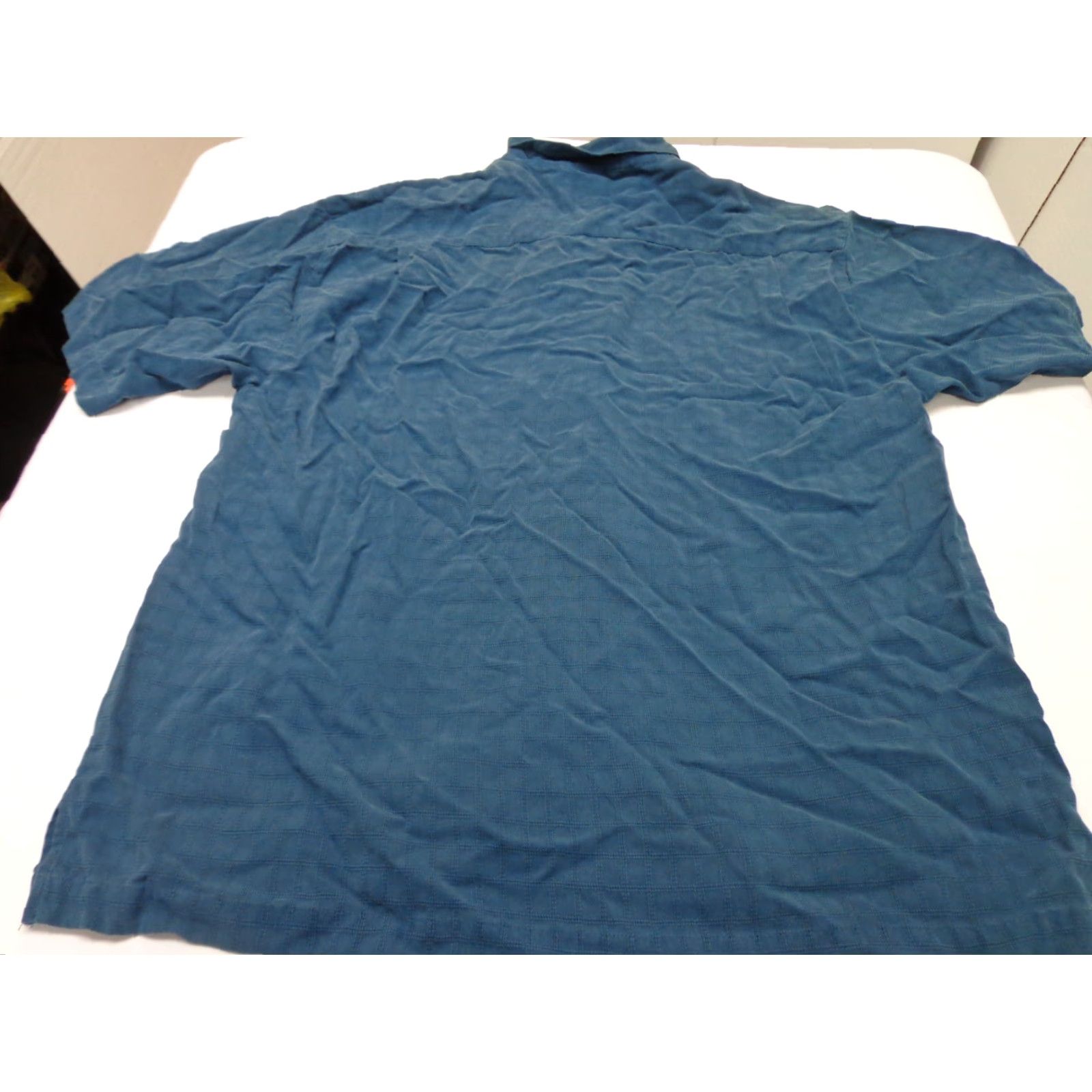 Tommy Bahama Tommy Bahama Silk Button-Up Short Sleeve Shirt M Blue Mens Short Sleeve Button-Up Shirt Silk M Blue Tommy Bahama Size US M / EU 48-50 / 2 - 7 Thumbnail
