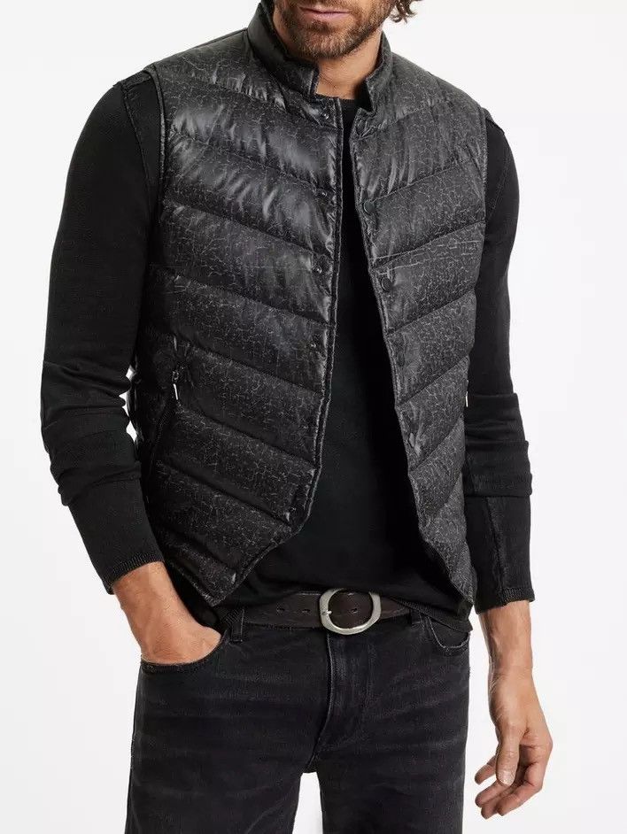 image of John Varvatos Jackson Moto Jacket.52 in Black, Men's (Size Large)