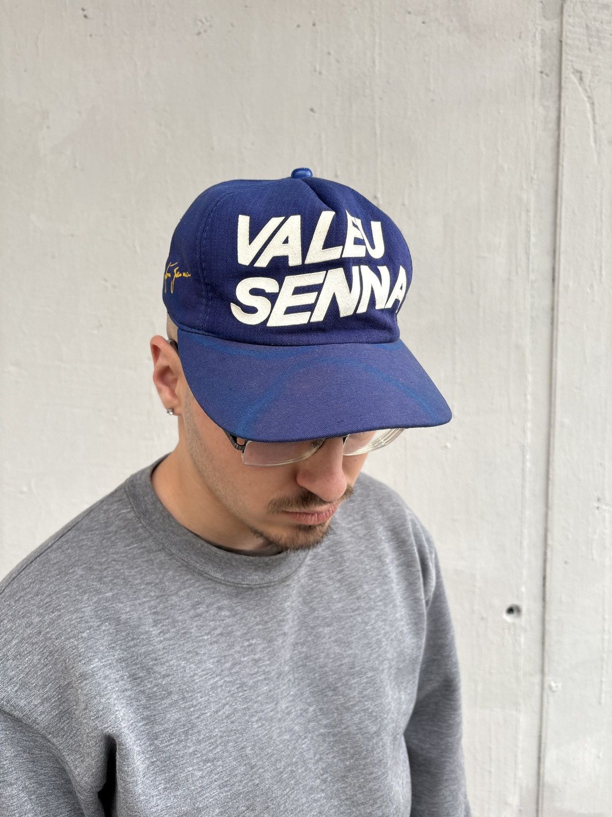 Formula 1 Super rare 1994 Ayrton Senna Foundation Hat Size ONE SIZE - 4 Thumbnail