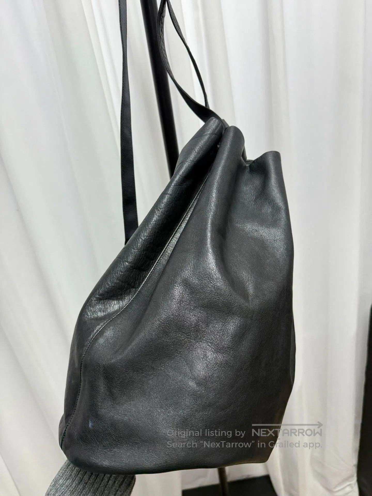 Y's Yohji Yamamoto Y's Leather Bucket Bag. Size ONE SIZE - 6 Thumbnail