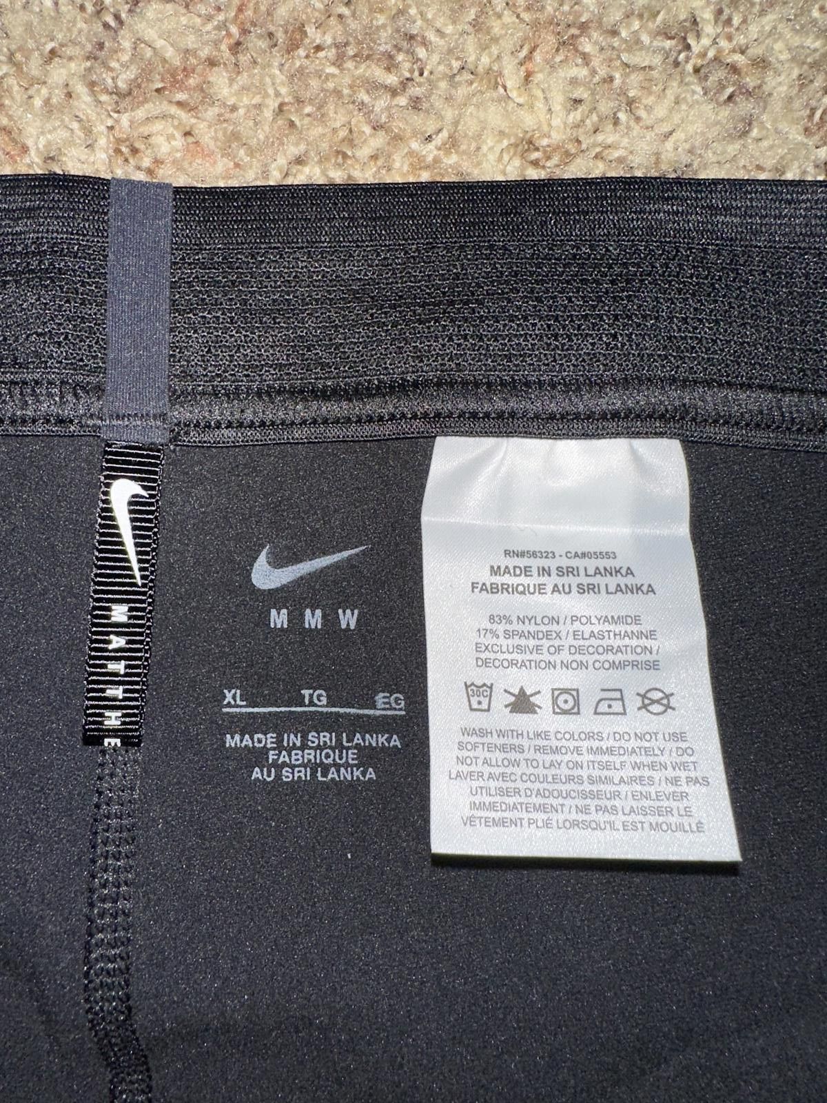 Nike Nike Men’s Dri-FIT x MMW 3-in-1 Black Shorts Size US 36 / EU 52 - 6 Thumbnail