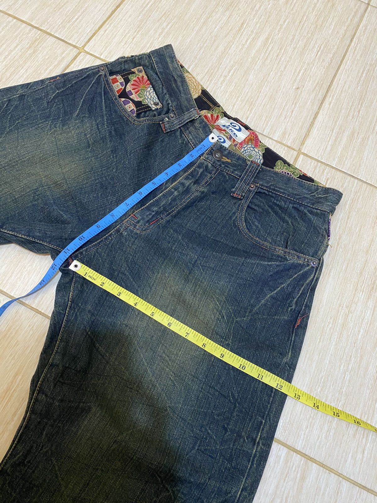 Japanese Brand Vintage Piko sashiko jeans Size US 32 / EU 48 - 9 Thumbnail