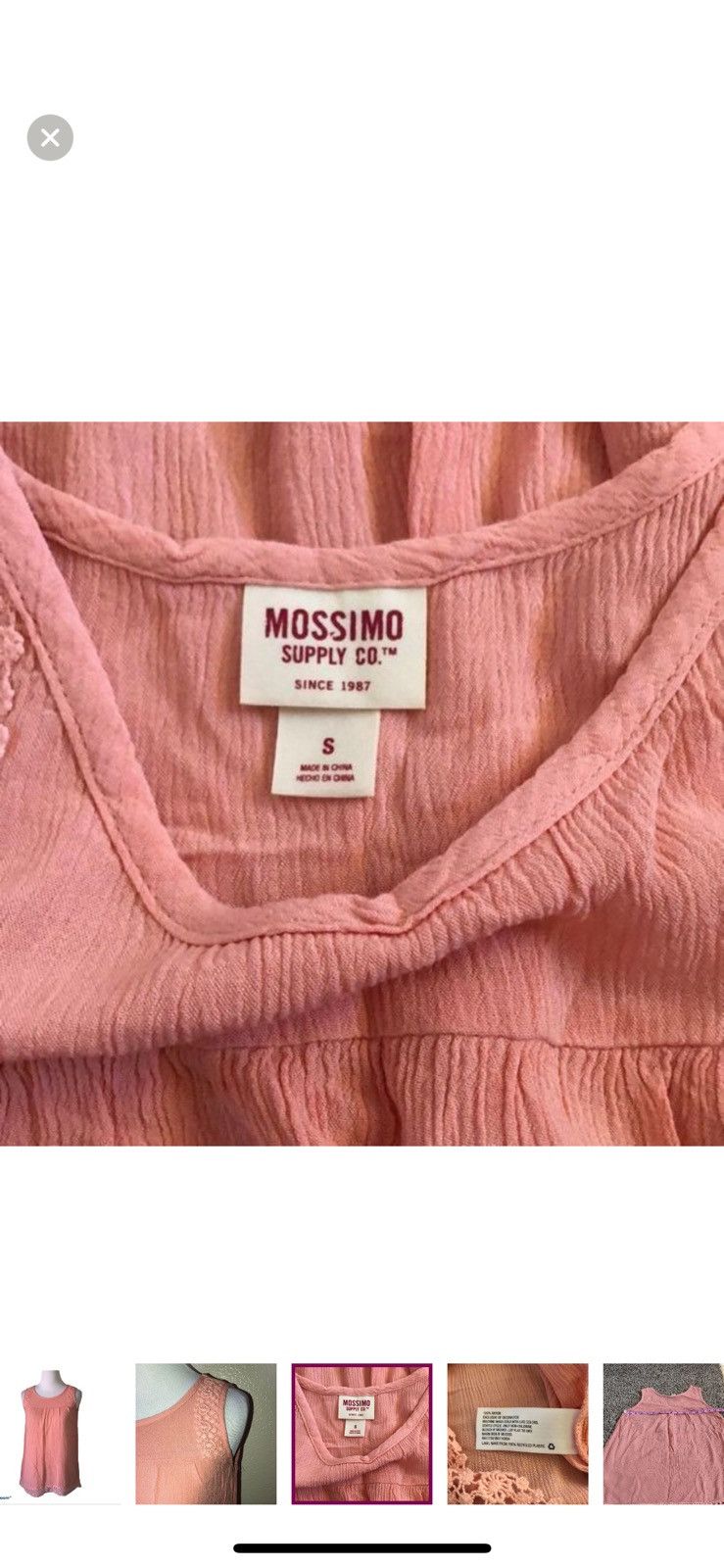 Mossimo Mossimo small pink tank top Size S / US 4 / IT 40 - 5 Thumbnail