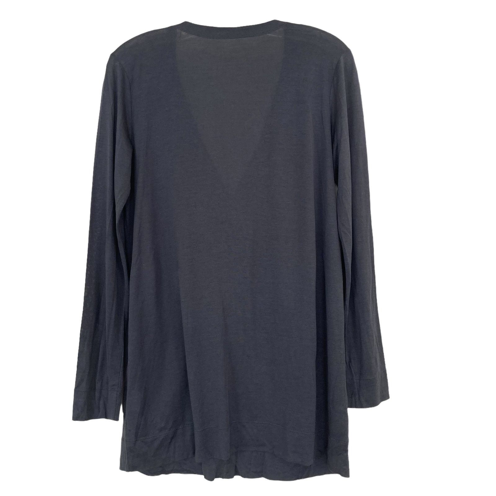 Eileen Fisher Eileen Fisher Gray Silk Blend Lightweight Cardigan Sz S Size S / US 4 / IT 40 - 4 Thumbnail