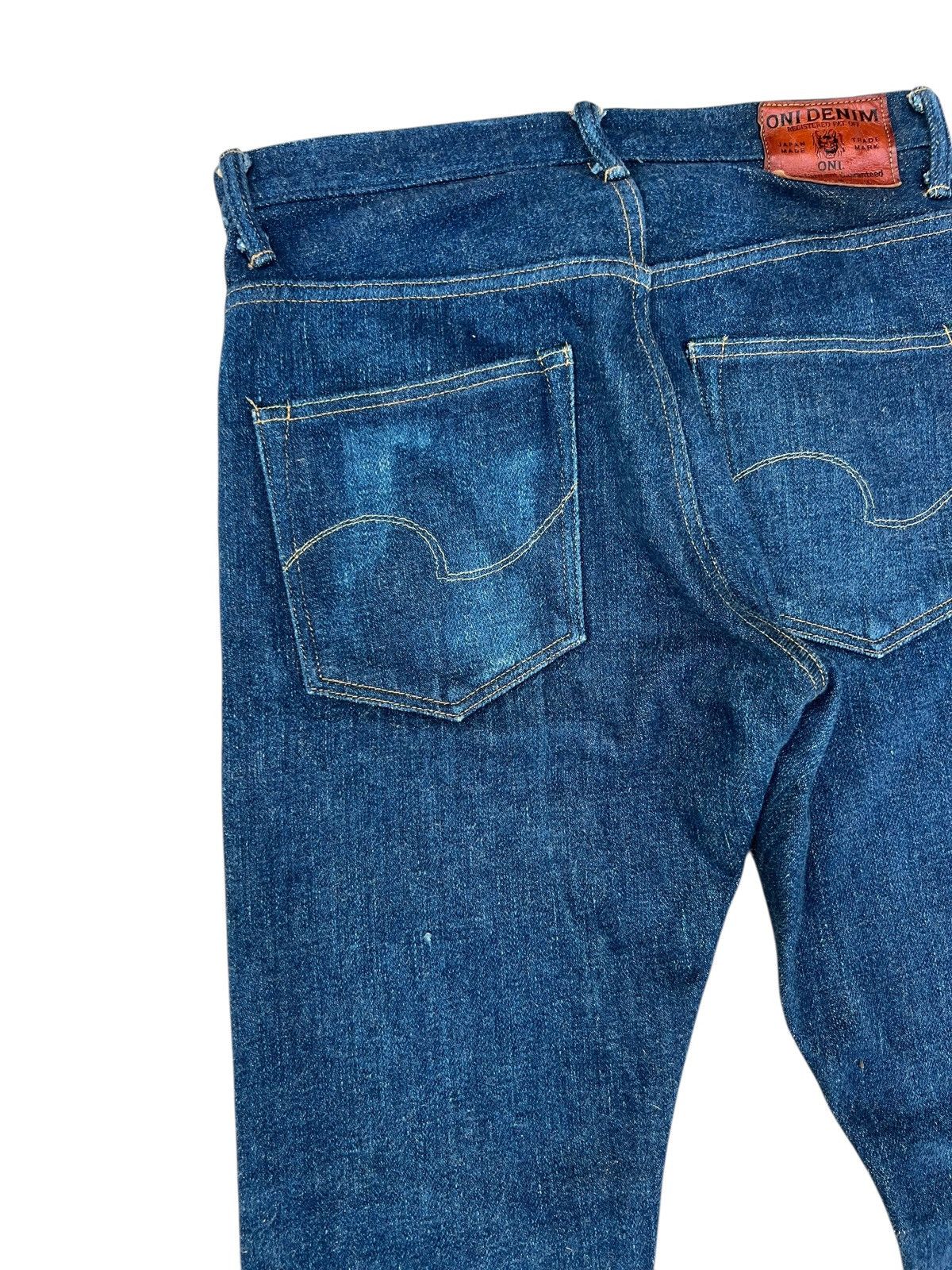 Oni 20oz Oni ONI-679ZR Secret Denim Selvedge Slim Tapered Jeans Size US 30 / EU 46 - 16 Thumbnail