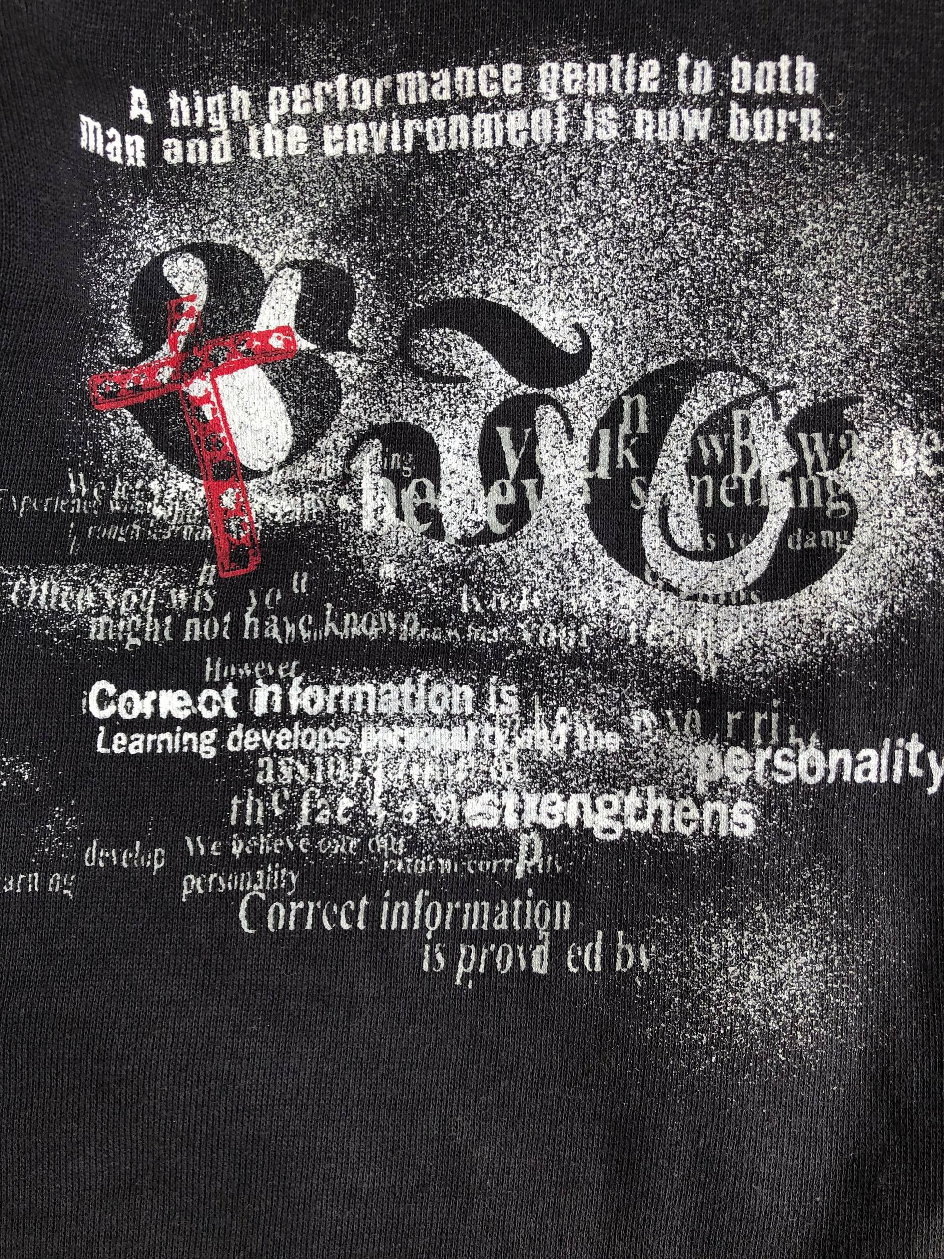 If Six Was Nine 2000s Beaumont Carr Poem Zip Hoodie Vkei Y2k Size US L / EU 52-54 / 3 - 3 Thumbnail