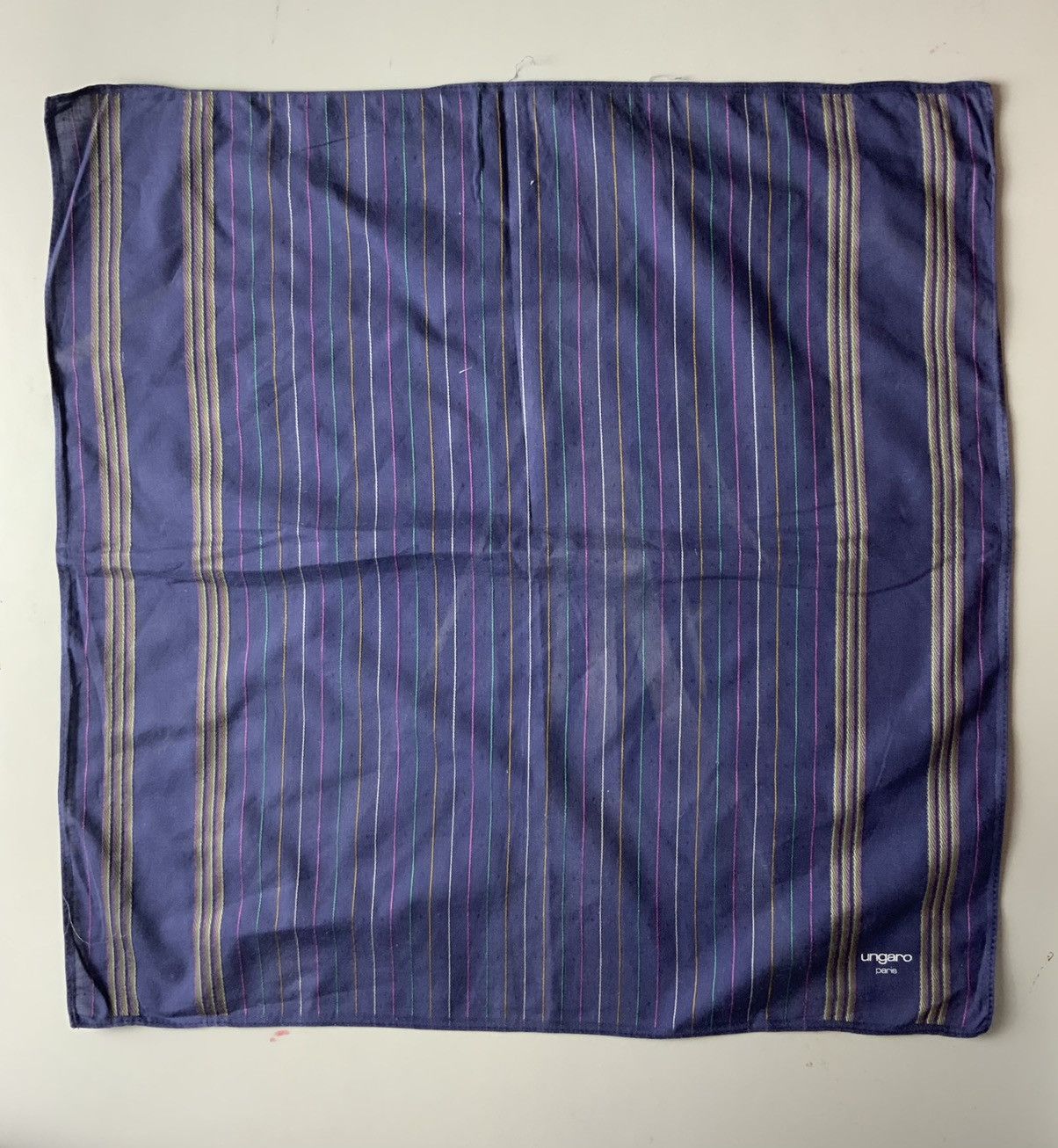 Ungaro Paris Ungaro Paris Striped Bandana Handkerchief Size ONE SIZE - 3 Thumbnail