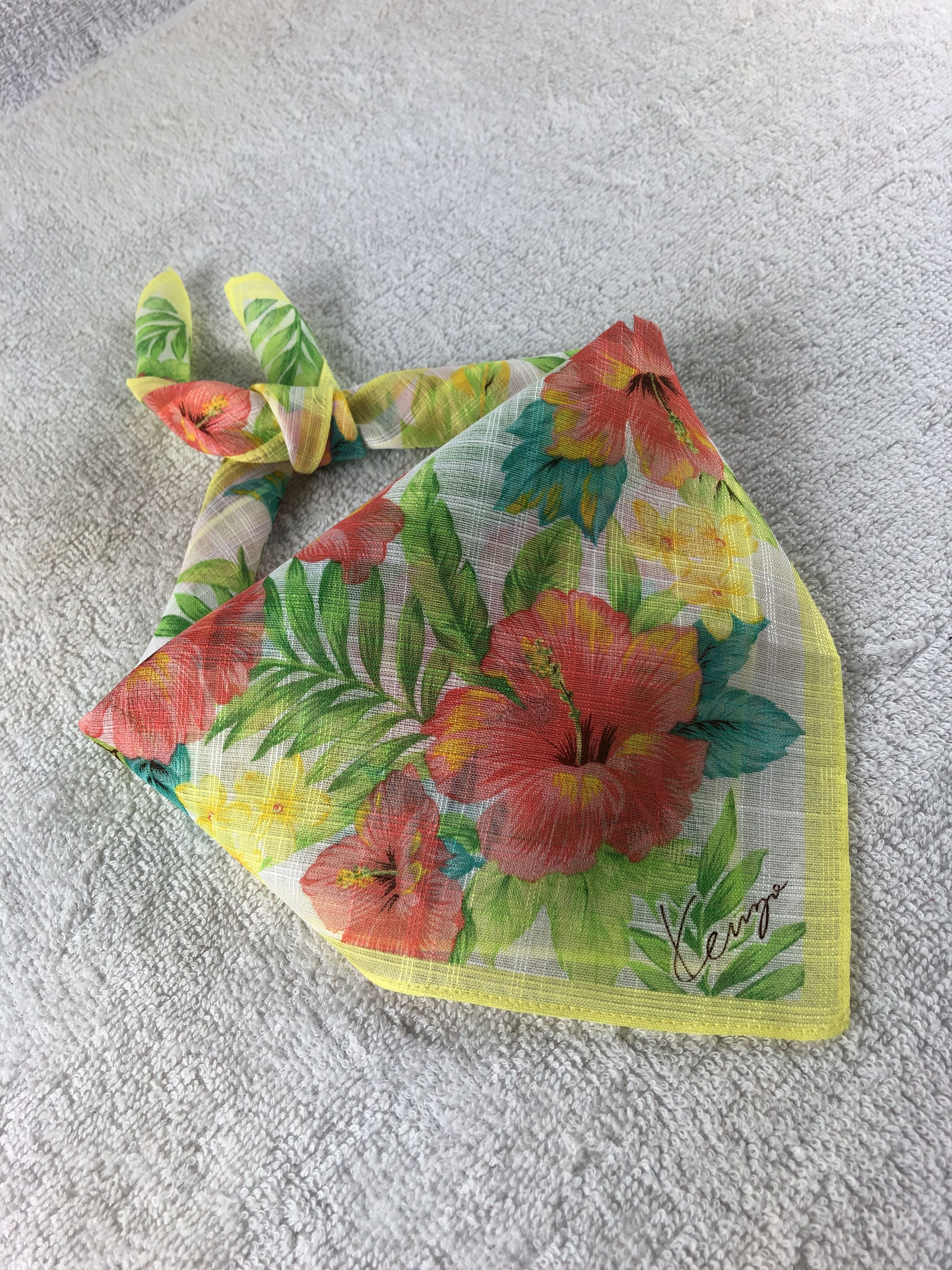 Kenzo × Vintage Kenzo Handkerchief / Bandana / Neckerchief Size ONE SIZE - 2 Thumbnail