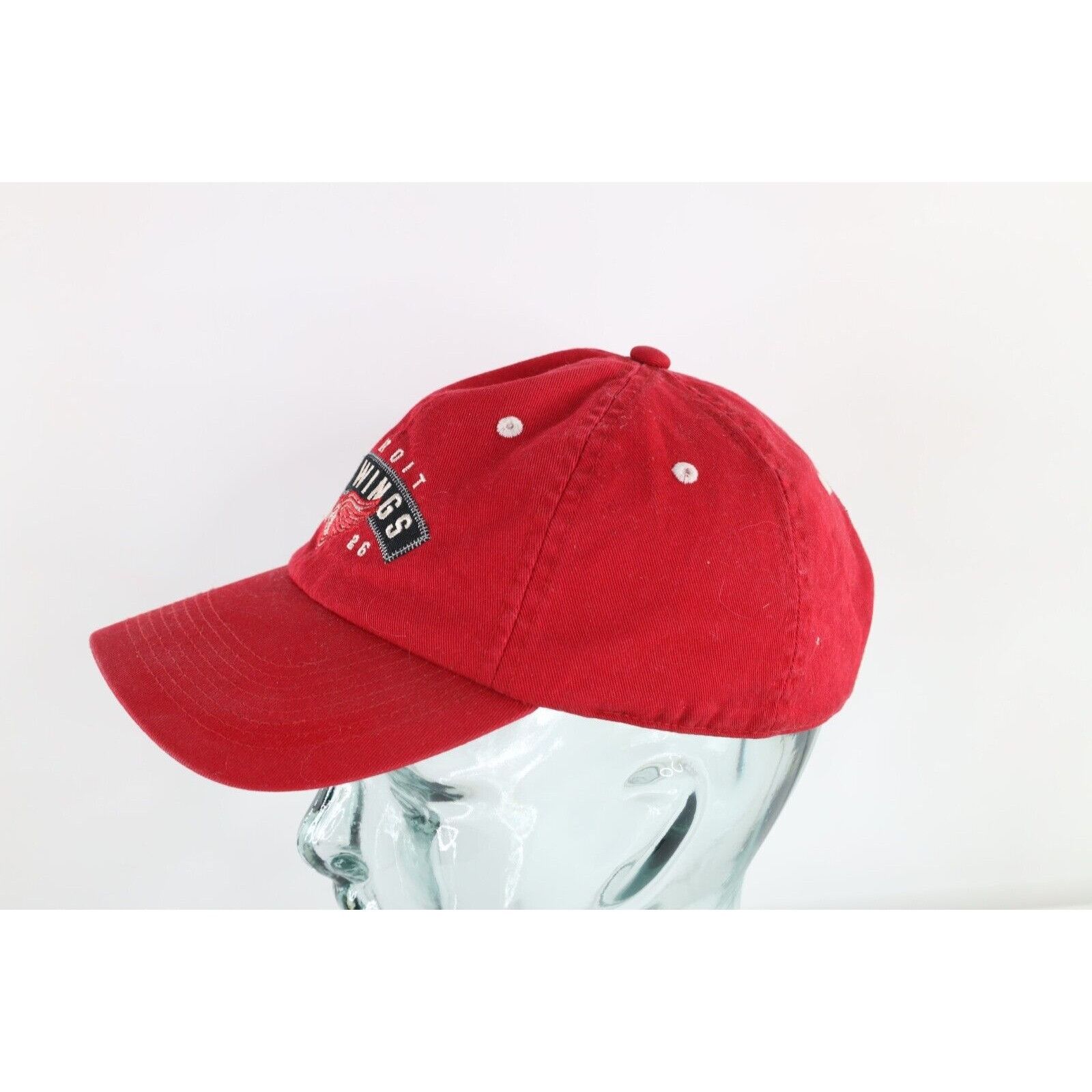 Vintage Vintage Faded Spell Out Detroit Red Wings Hockey Hat Size ONE SIZE - 3 Thumbnail
