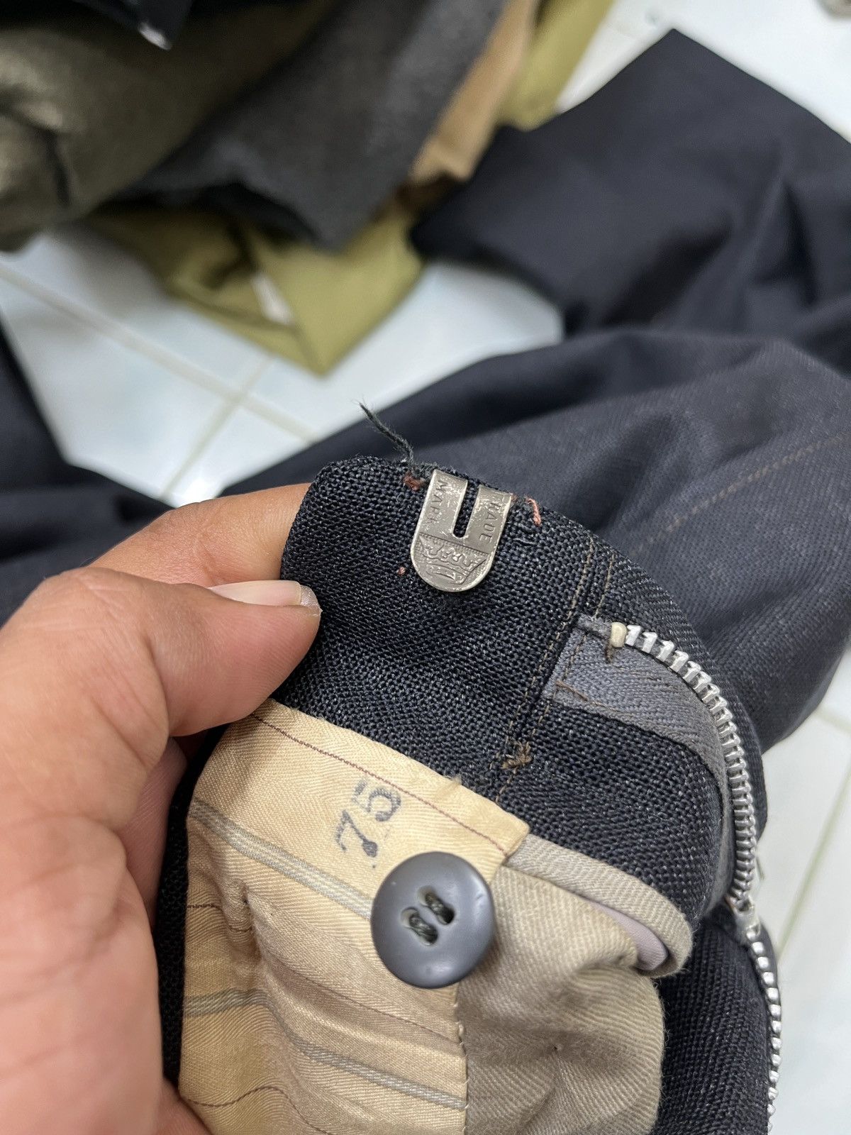 Vintage 🔥🔥🔥STEALS VTG WOOL CASUAL PANTS Size US 28 / EU 44 - 11 Thumbnail