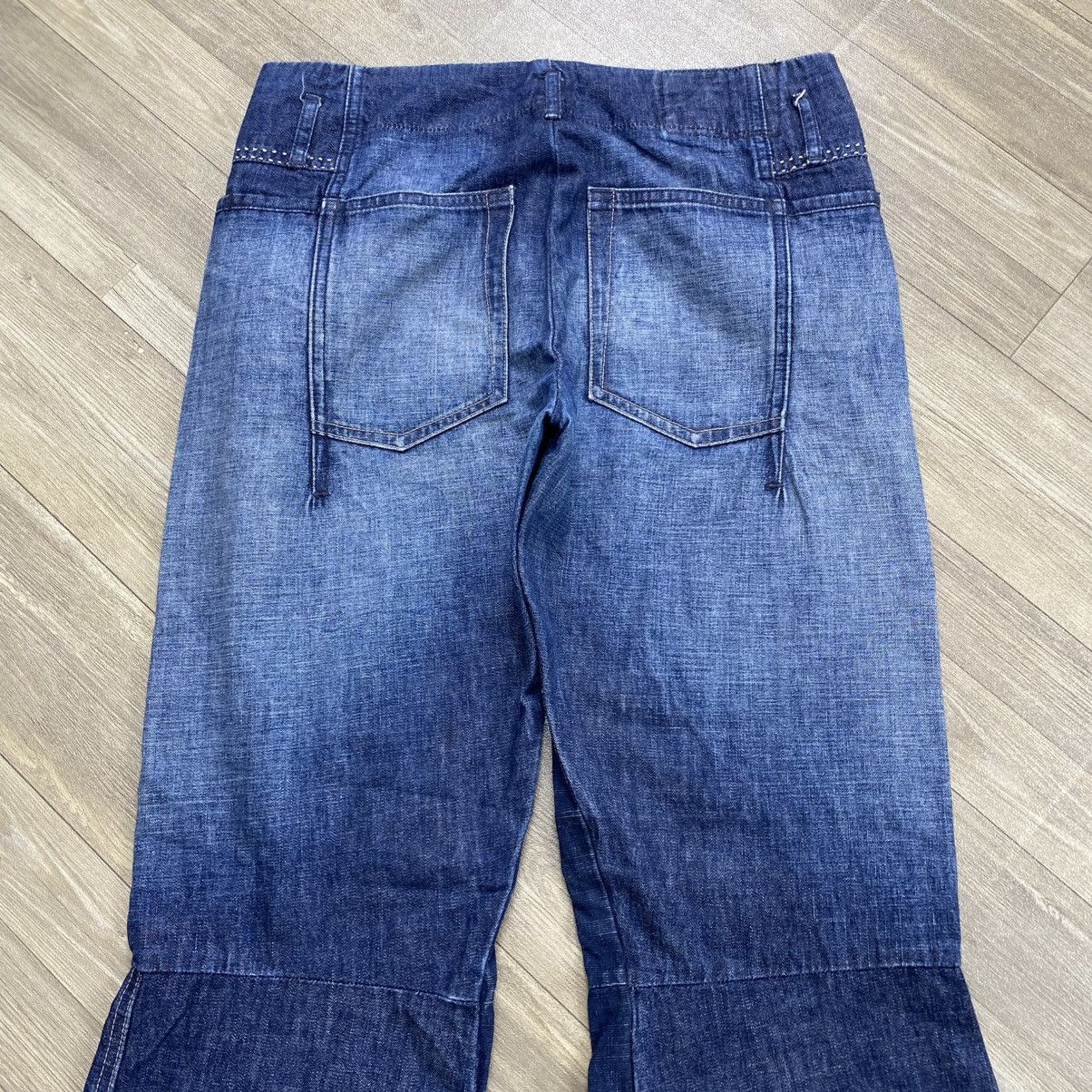 Marithe + Francois Girbaud Vintage Marithe Francois Girbaud Lgb Style Flared Jeans Y2K Size US 30 / EU 46 - 19 Thumbnail