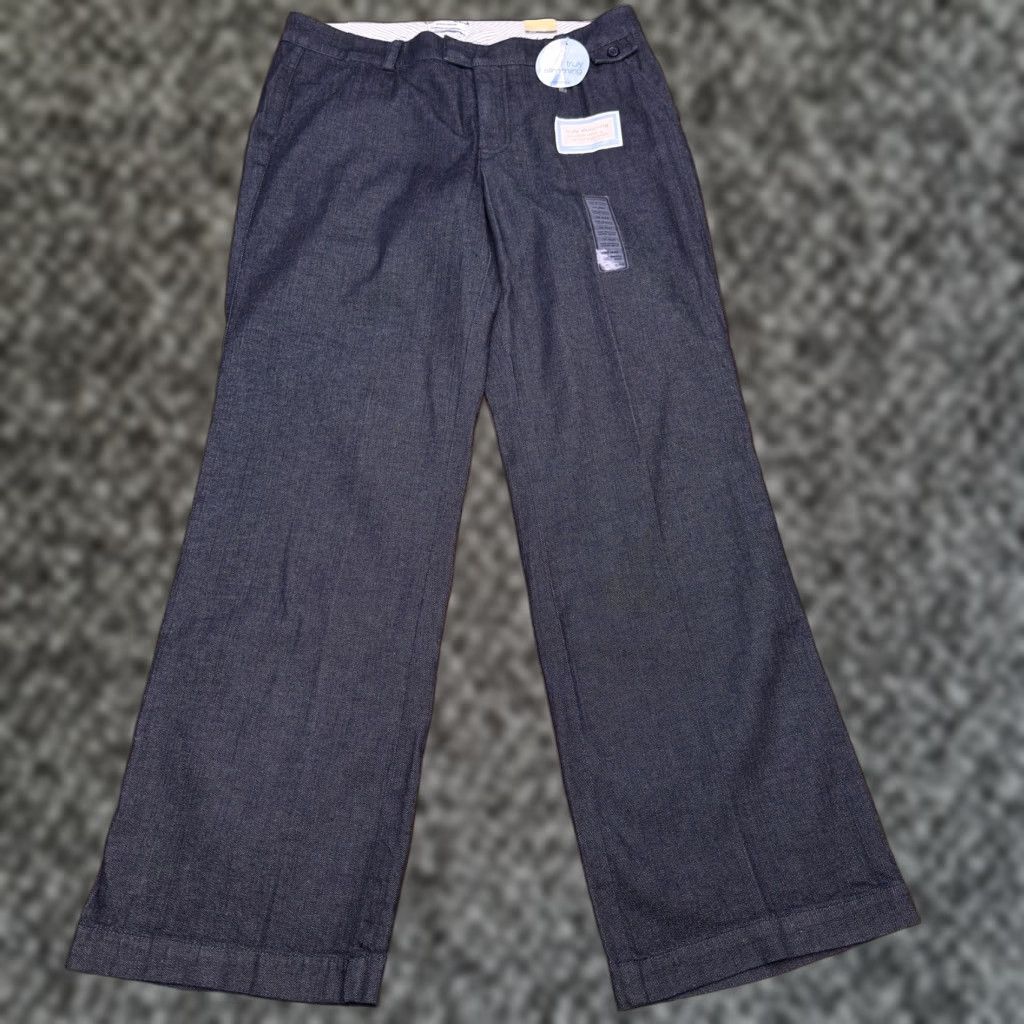 Dockers Dockers Jaelynn Pants Womens 14 Medium Blue Truly Slimming Performance Curvy New Size 36" / US 14 / IT 50 - 1 Thumbnail