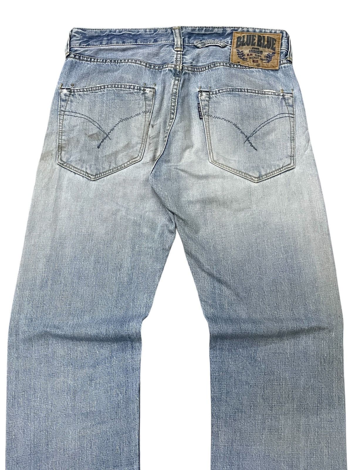 Blue Blue Japan Blue Blue Japan Light Indigo Wash Faded Jeans Size US 30 / EU 46 - 15 Thumbnail
