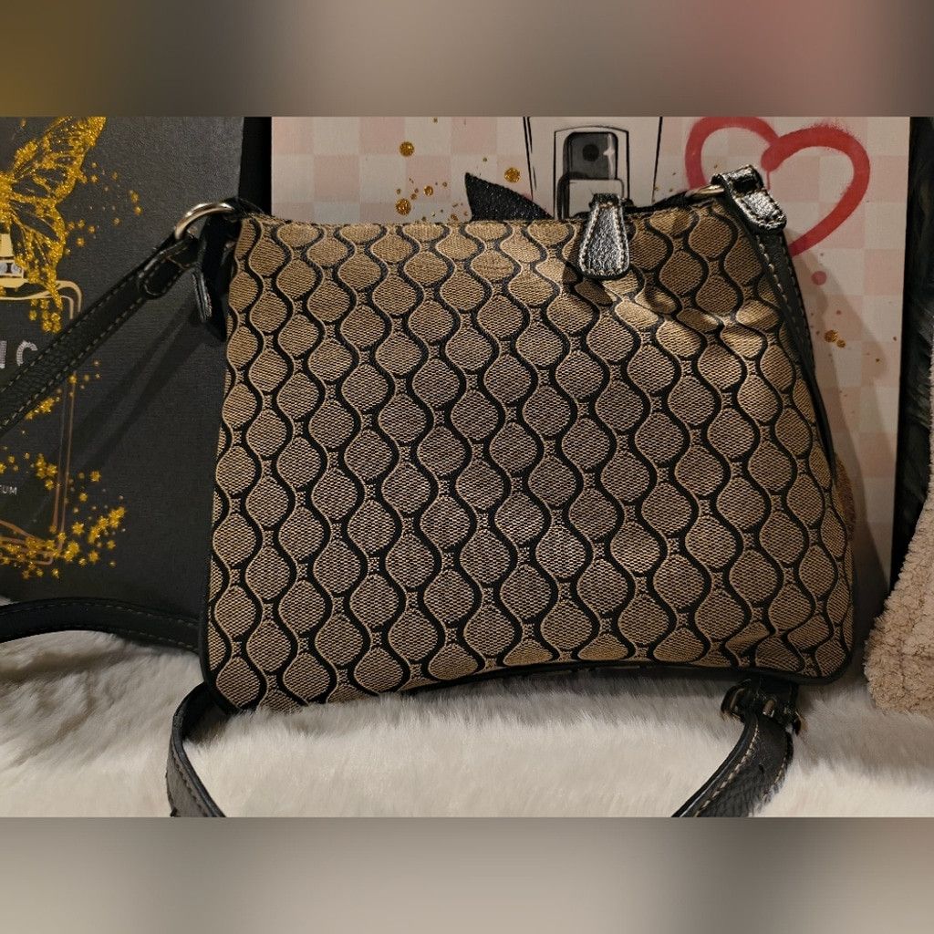 Nine West Elegant Nine West Black and Brown Crossbody Bag Size ONE SIZE - 2 Thumbnail