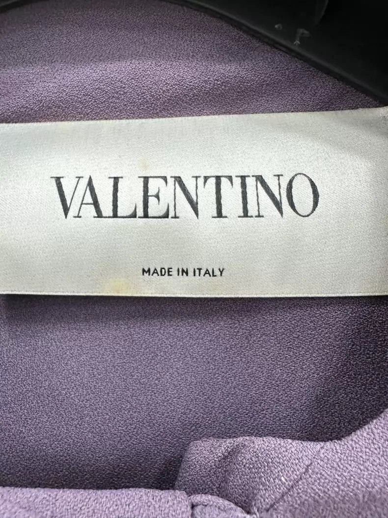 Valentino Valentino Purple cape dress Size XS / US 0-2 / IT 36-38 - 4 Thumbnail