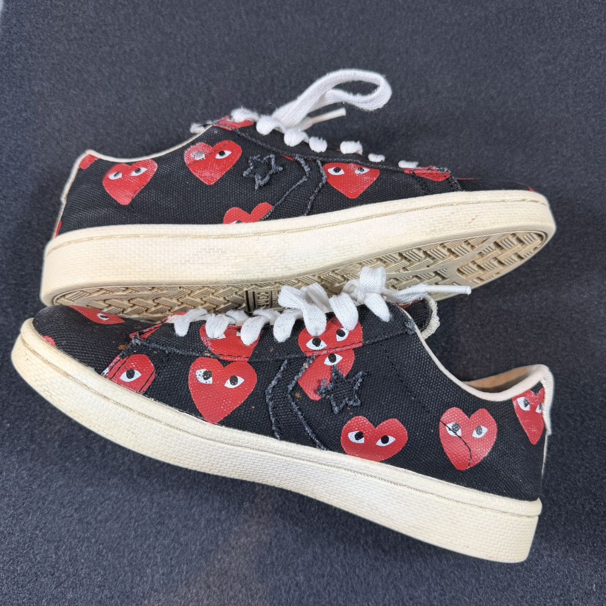 Comme des Garcons PLAY × Converse Comme des Garçons PLAY and Converse mens 6 Womens 7.5 Size US 6 / EU 39 - 2 Thumbnail