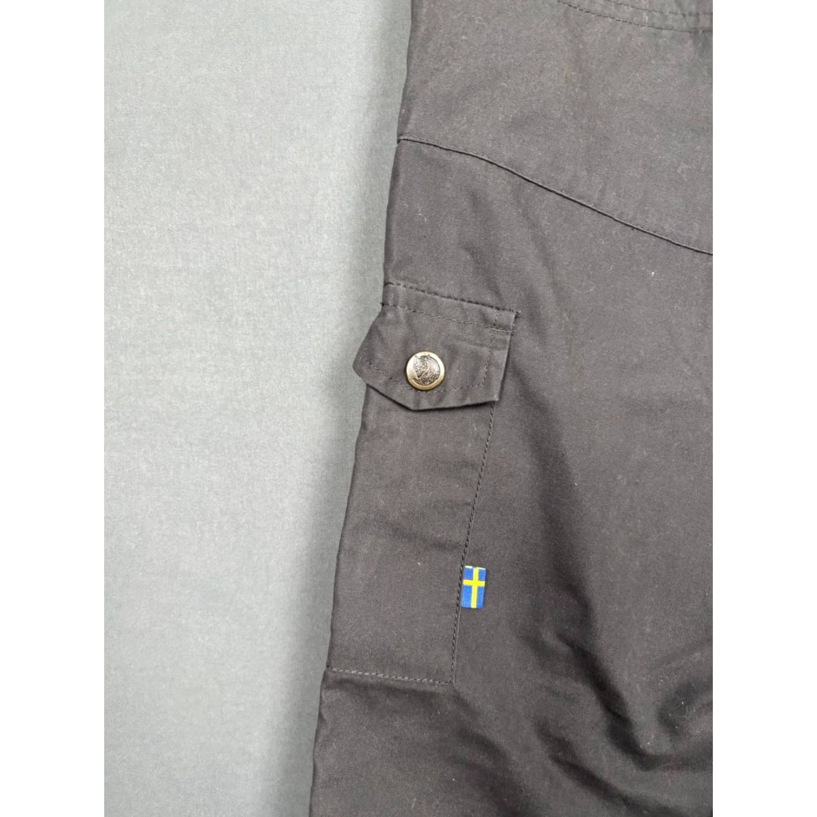 Vintage Fjallraven Womens Cargo Pants Size 38 Gray Polyester Straight Leg Belt Loop Size 26" / US 2 / IT 38 - 7 Thumbnail