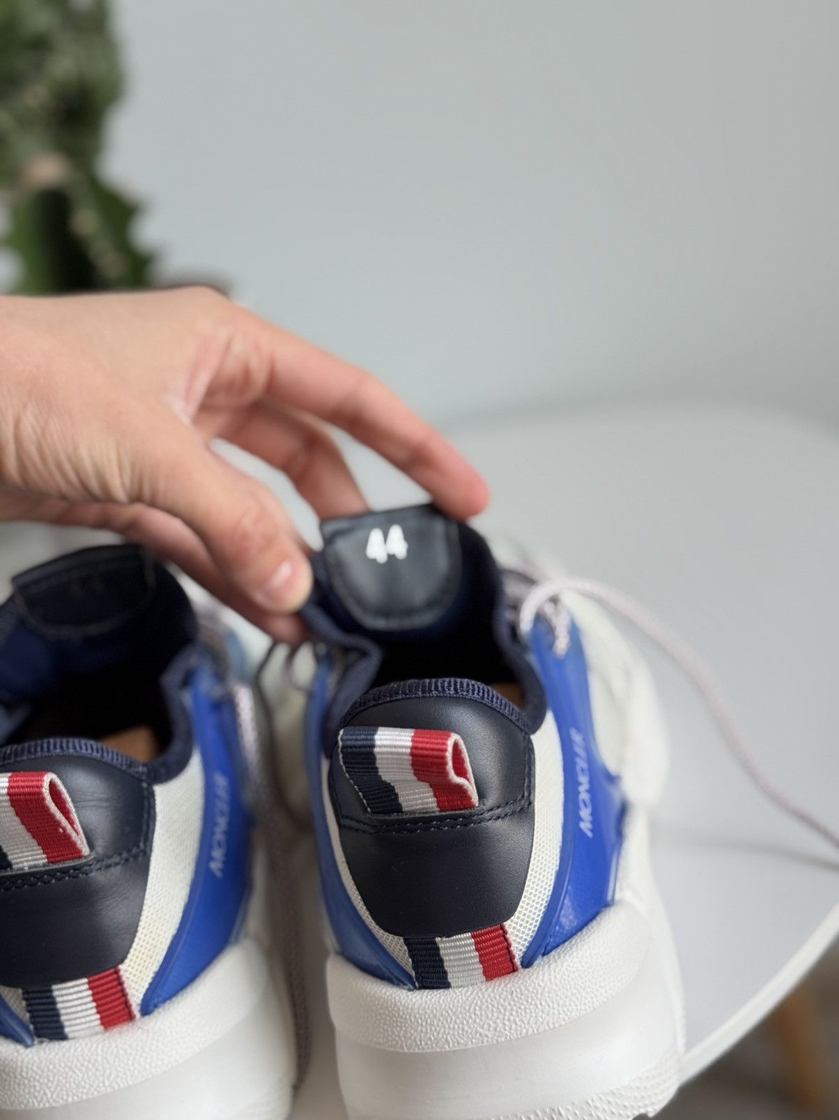 Moncler Moncler Anakin Sneakers Trevor Scarpa White Chunky Sneakers Size US 10 / EU 43 - 16 Thumbnail