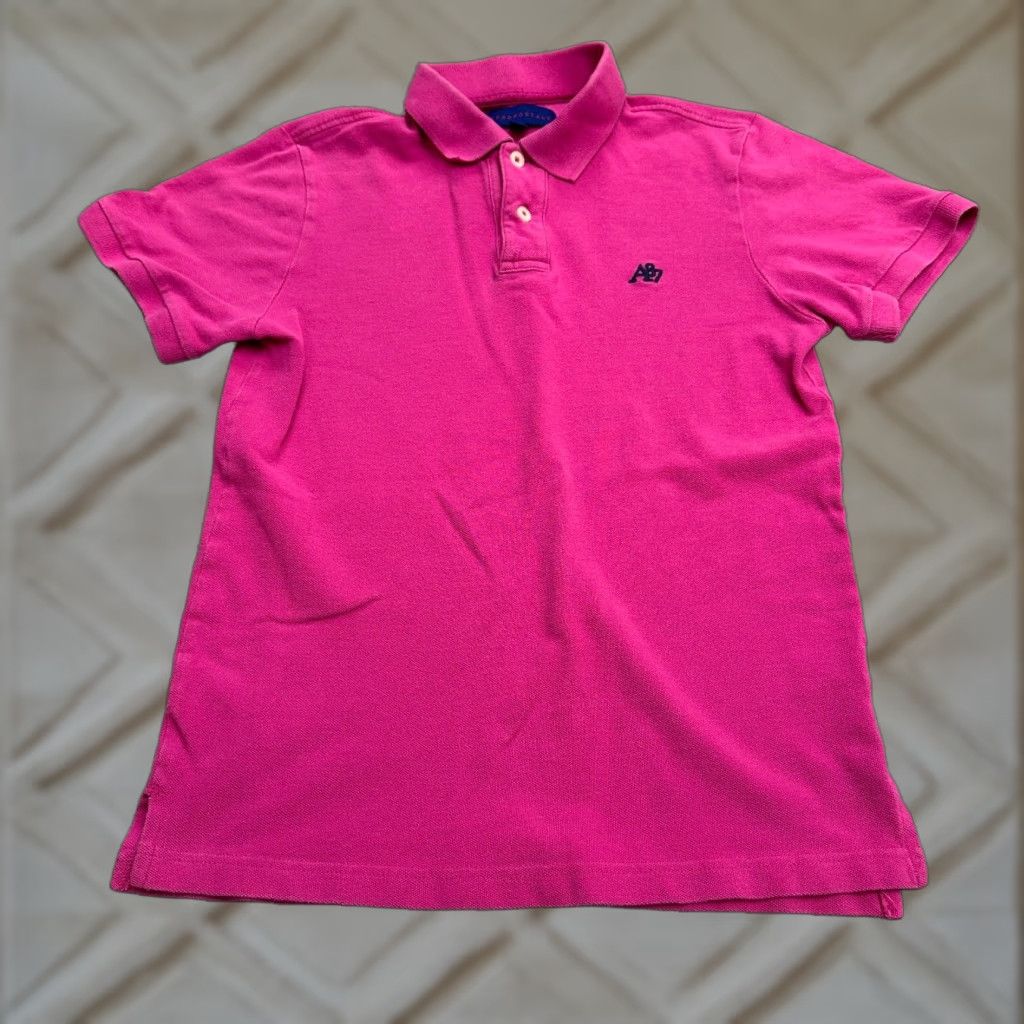 Vintage Aéropostale Polo Shirt Womens S Pink Short Sleeve 100% Cotton Casual Golf Shirt Size S / US 4 / IT 40 - 1 Thumbnail