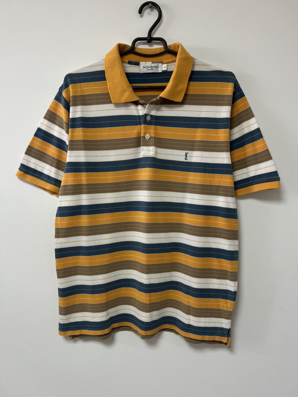 Yves Saint Laurent Hype Yves Saint Lauren Polo T Shirt YSL Luxury Mens sz XL Size US XL / EU 56 / 4 - 4 Thumbnail