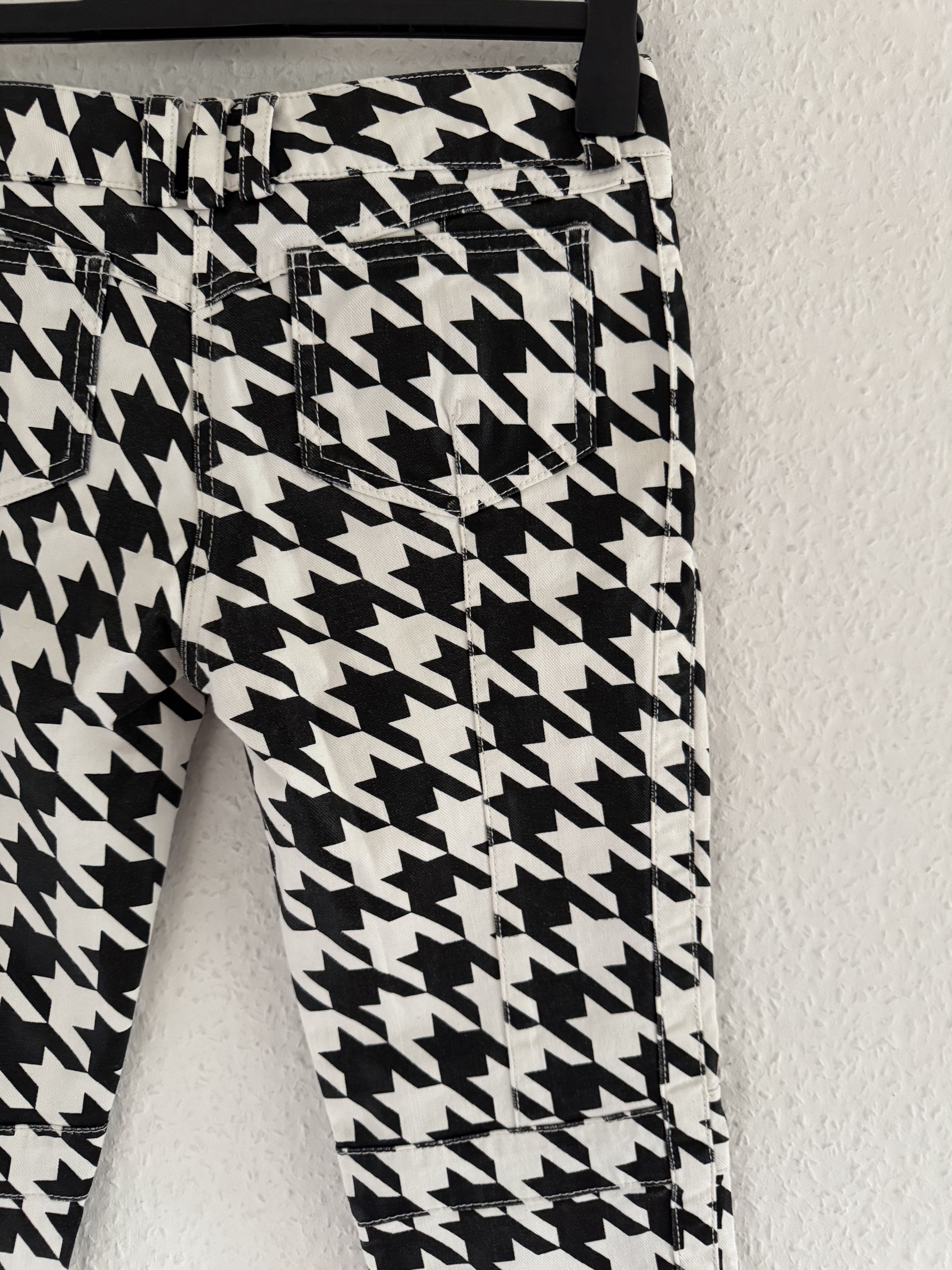 Balmain Star-Pattern Denim Trouser with lion embroidered buttons Size US 29 - 15 Thumbnail