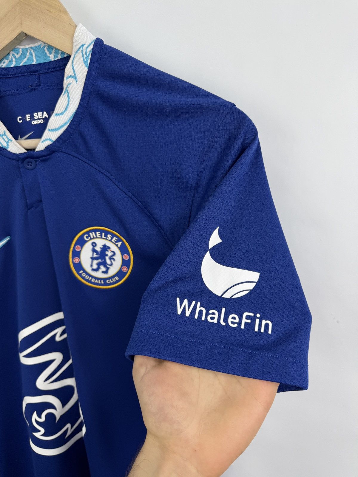 Chelsea Soccer 🏴󠁧󠁢󠁥󠁮󠁧󠁿 2023 Nike Chelsea Premier League Soccer Jersey T-Shirt Y2K Size US S / EU 44-46 / 1 - 7 Thumbnail