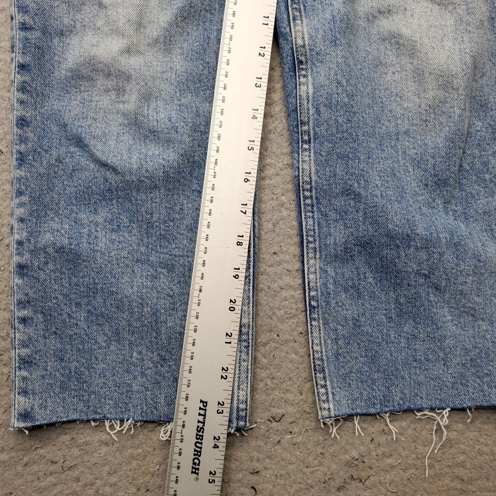 Banana Republic Banana Republic Jeans Womens Size 27 Blue Denim 5-Pocket Regular Straight Cotton Streetwear Button Fly Adjustable Inseam 23.5" Easy Care Vintage: No Size 27" / US 4 / IT 40 - 4 Thumbnail