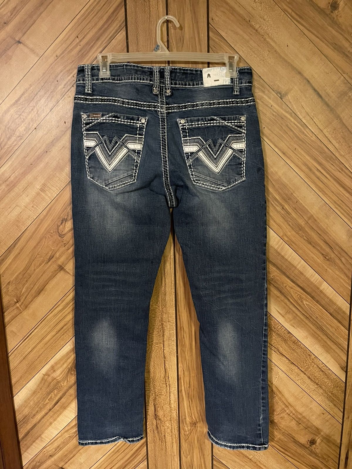 Other Answer Me Men’s 38 X 32 Straight Fit Blue Denim Jeans Size US 38 / EU 54 - 8 Thumbnail