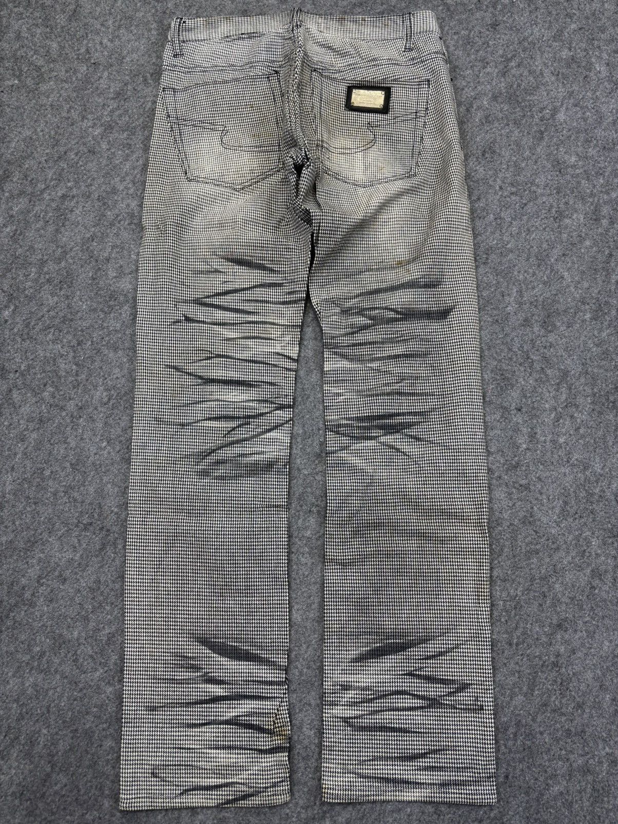 Japanese Brand semanticdesign Houndstooth Embroidery Stretchable Pant K18 Size US 30 / EU 46 - 18 Thumbnail