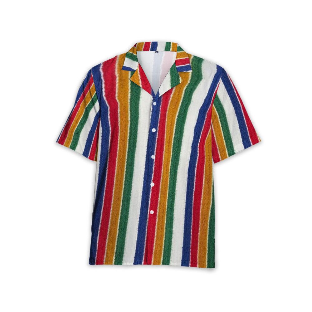 Designer Howell Sunset Towelling Stripe Shirt Size US L / EU 52-54 / 3 - 4 Thumbnail