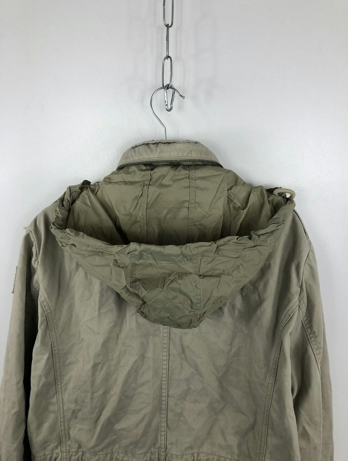 Diesel × Vintage Vintage Diesel Hooded Jacket Grey Size XL Size US XL / EU 56 / 4 - 3 Thumbnail