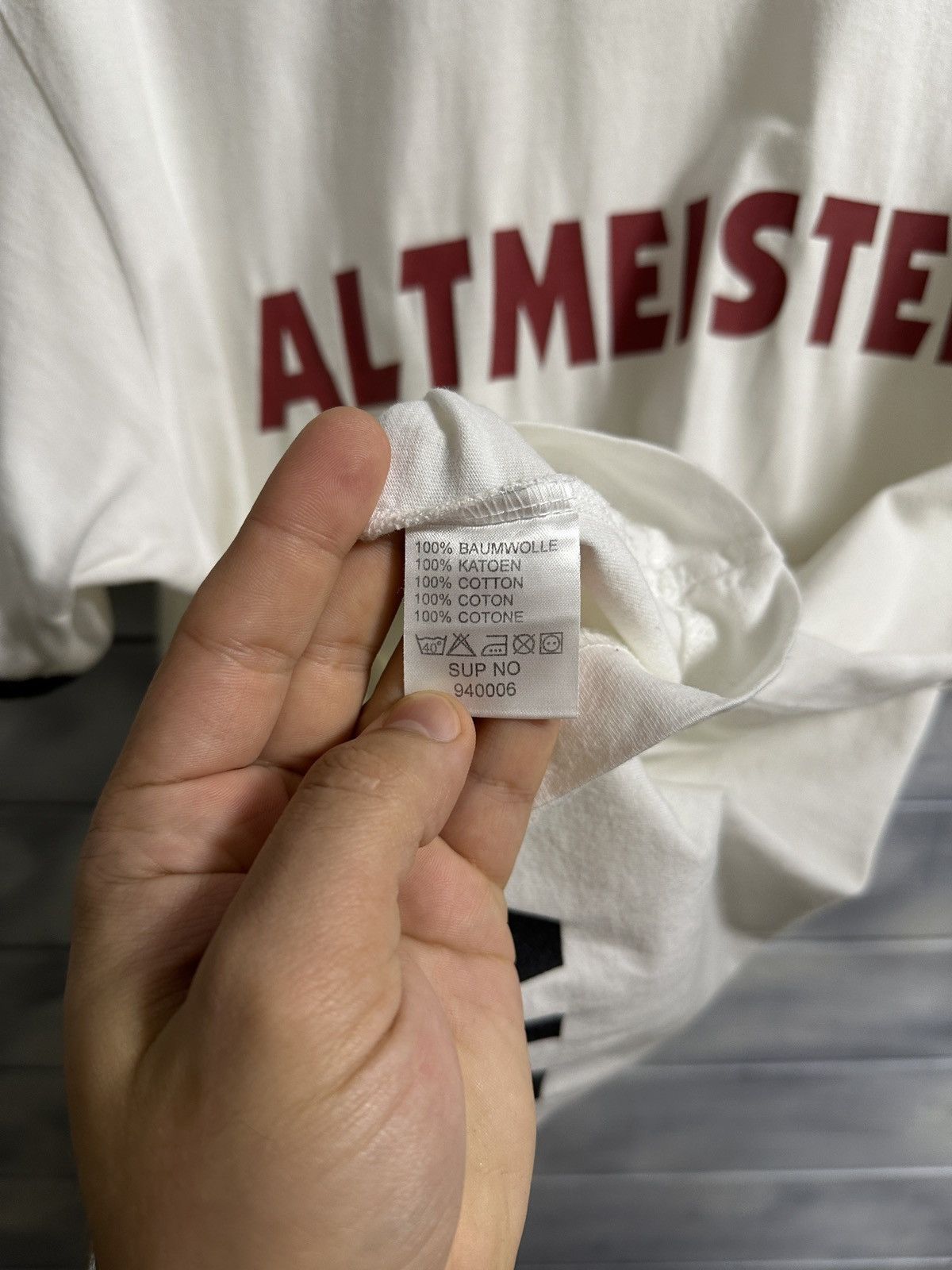 Neighborhood Very Rare Vintage T-Shirt Neighborhood USA Altmeister Size US XL / EU 56 / 4 - 12 Thumbnail