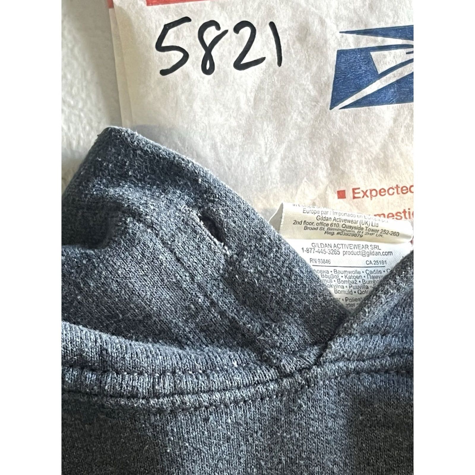 Gildan Gildan Hooded Sweatshirt Blue Size M Unisex Cotton Blend Pullover Big Bear Lake California Hoodie Mens Womens Size US M / EU 48-50 / 2 - 8 Thumbnail