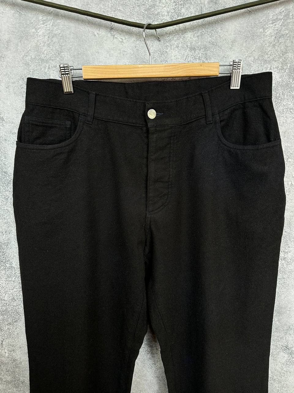 Hackett Hackett London All Wool Black Trousers Made In Italy Pants Size US 36 / EU 52 - 4 Thumbnail