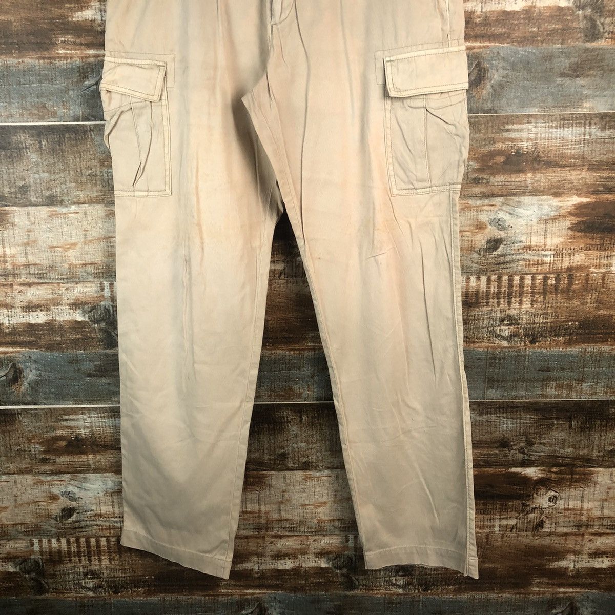 Other DL Uniqlo Brown Cargo Mutlipocket Pants #C711 Size US 34 / EU 50 - 3 Thumbnail