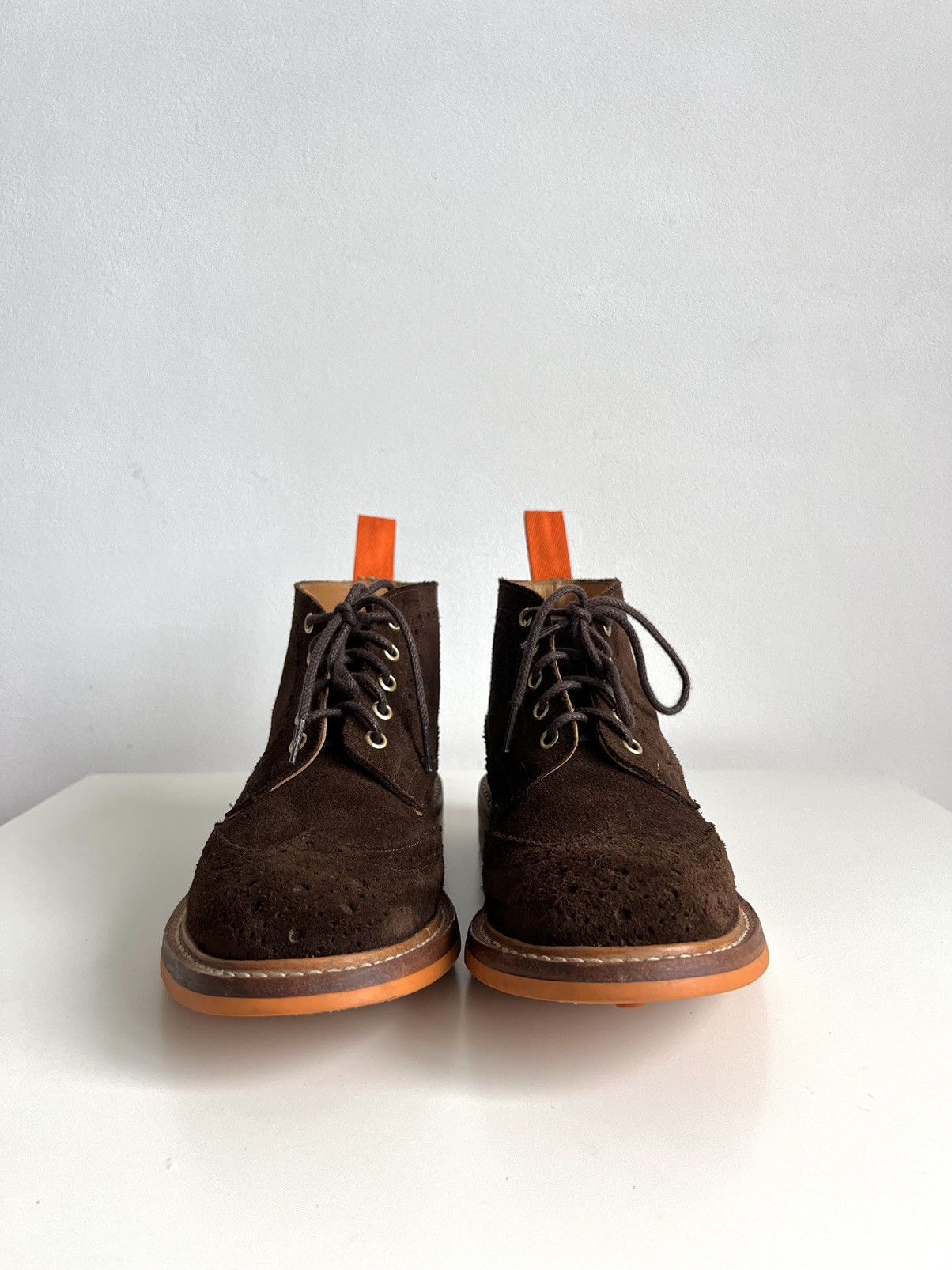 Crockett & Jones × John Lobb × Tricker's 🇬🇧Trickers Stow County Suede Boots Size US 7 / EU 40 - 6 Thumbnail