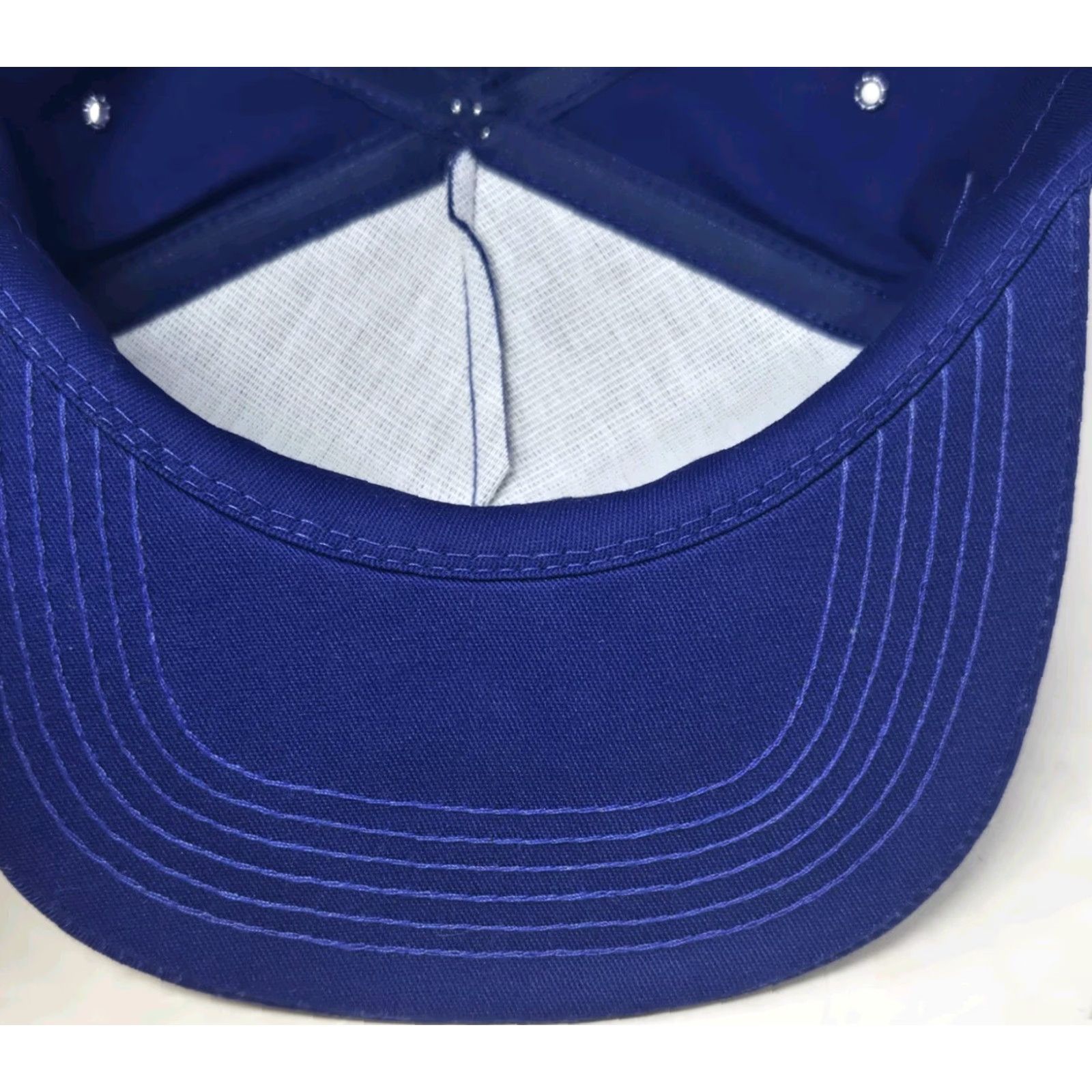 Champion VINTAGE K-Products Hat CHAMPION DAIRY PAK Men's Blue Snapback Made In The US Cap Adjustable 1990s Cotton Blue Mens Size ONE SIZE - 8 Thumbnail